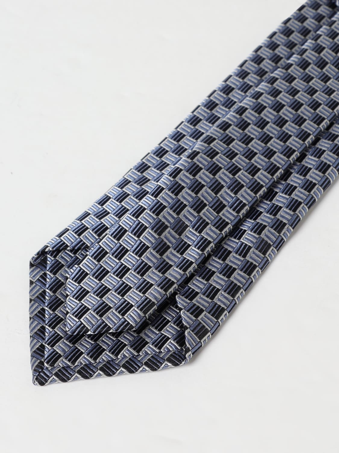 ETRO CRAVATTA: Cravatta Etro in seta con monogram jacquard , Blue - Img 2