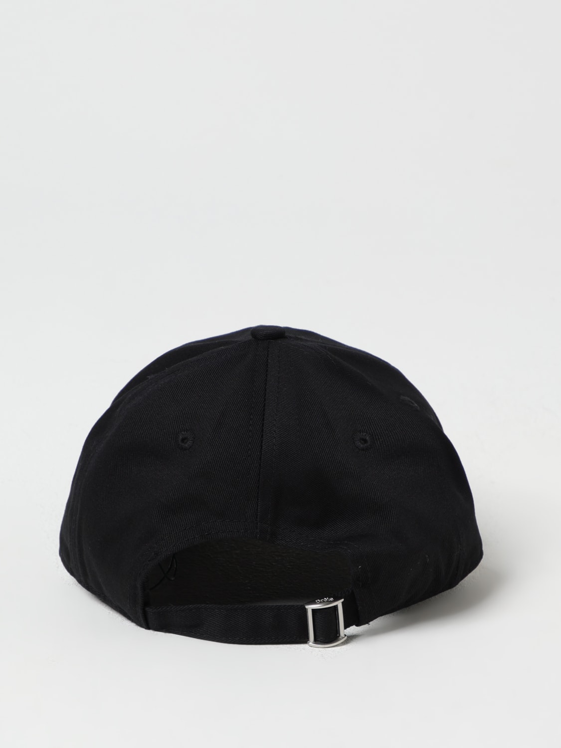 DRÔLE DE MONSIEUR CAPPELLO: Cappello Drôle De Monsieur in cotone con logo ricamato , Nero - Img 3