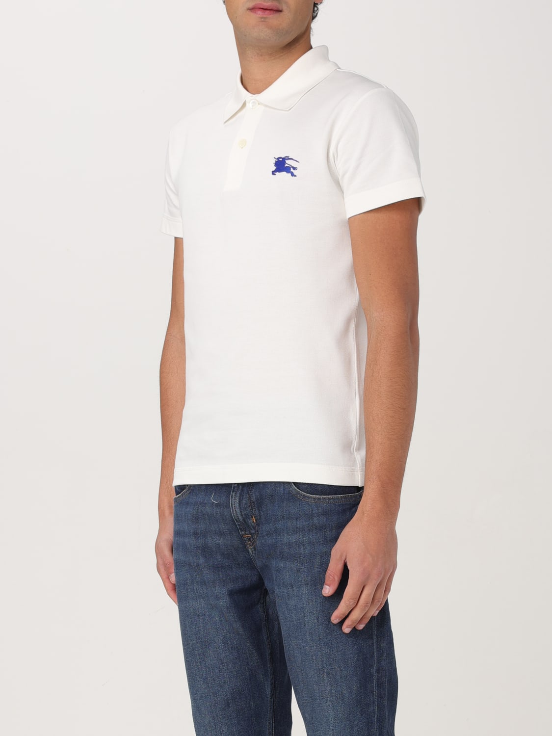 ■adidas■ Burberry Polo Shirt Ivory IS7420 BURBERRY: Polo shirt men - Ivory | Burberry polo shirt