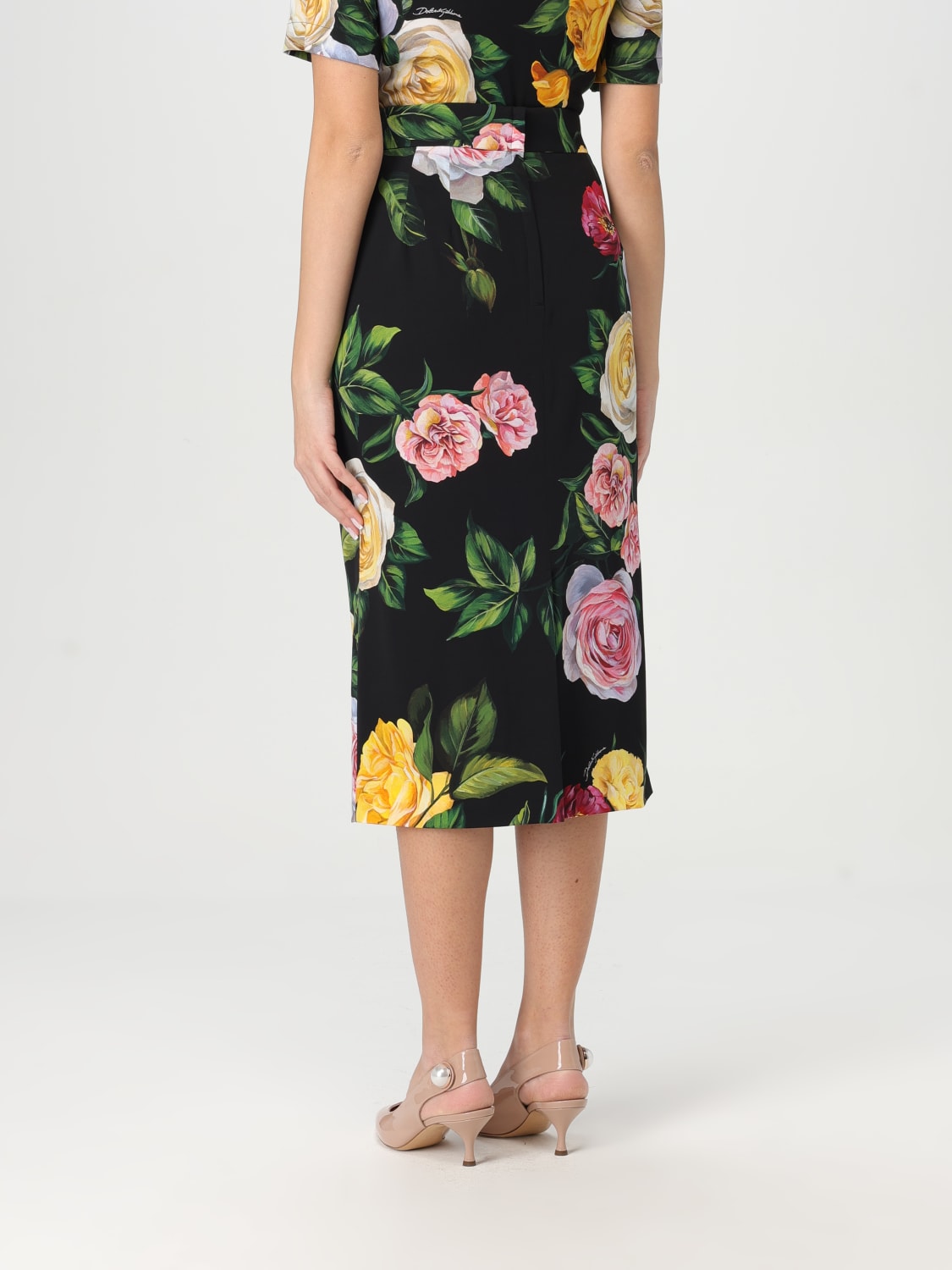 DOLCE & GABBANA: Skirt woman - Peony | Dolce & Gabbana skirt