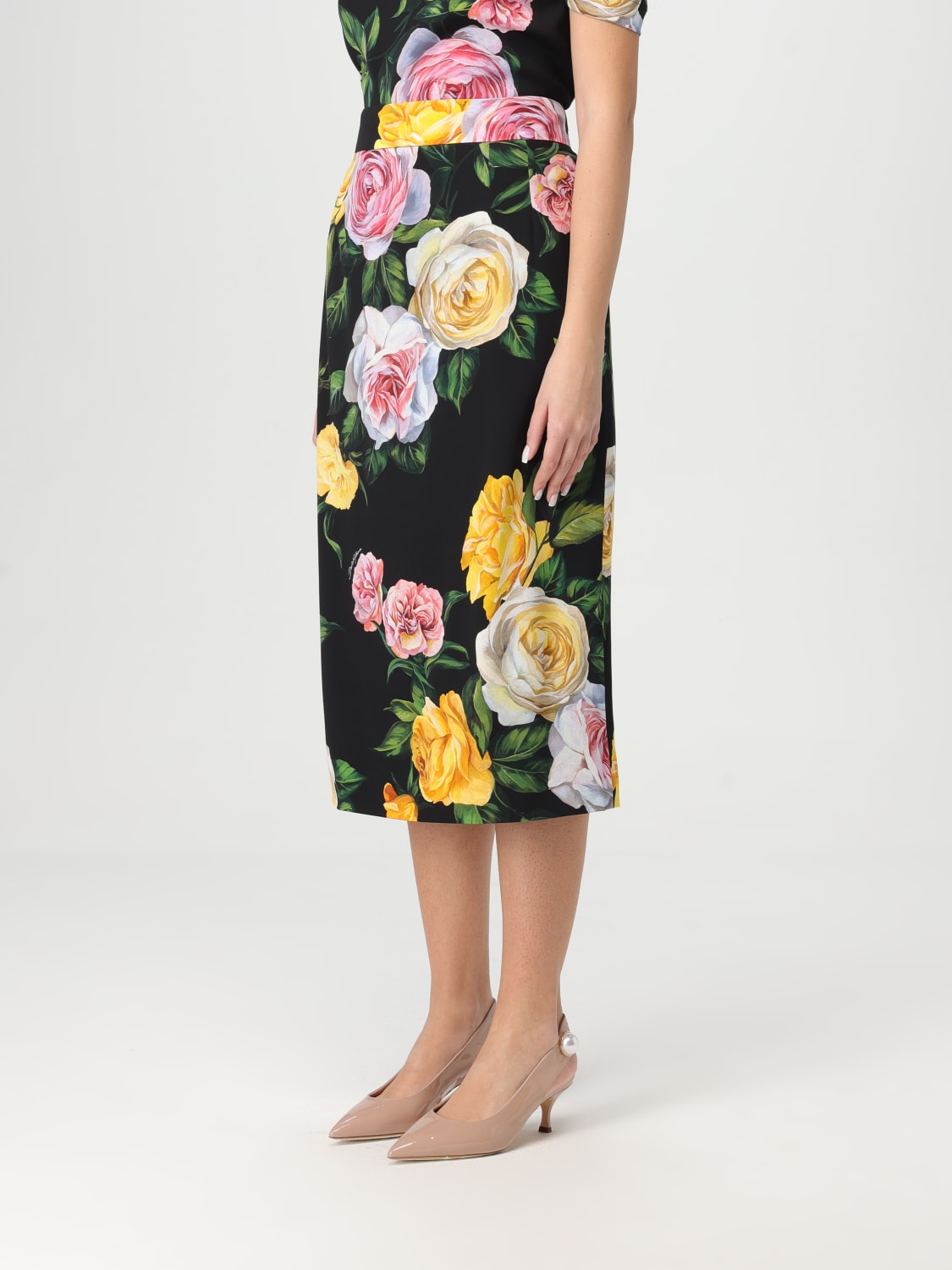 DOLCE & GABBANA: Skirt woman - Peony | Dolce & Gabbana skirt