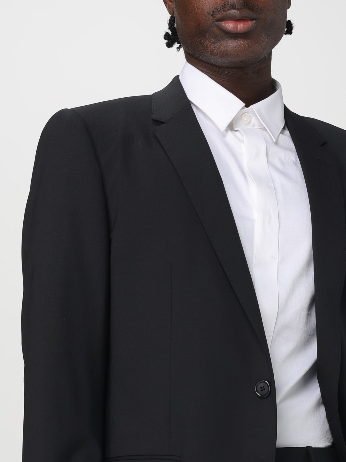 ジャケットその他 DOLCE & GABBANA Men Suit Black GK0EMTGF874 N0000 Wool and silk Martini-fit suit in Black for Men
