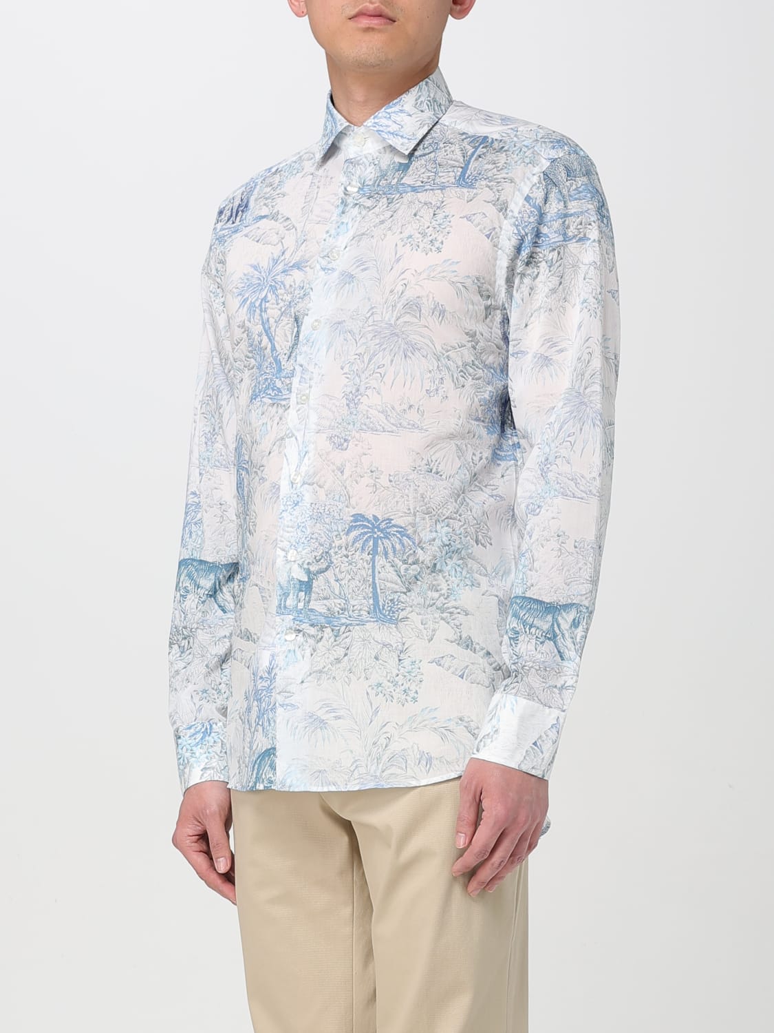 ETRO SHIRT: Shirt men Etro, Multicolor - Img 4