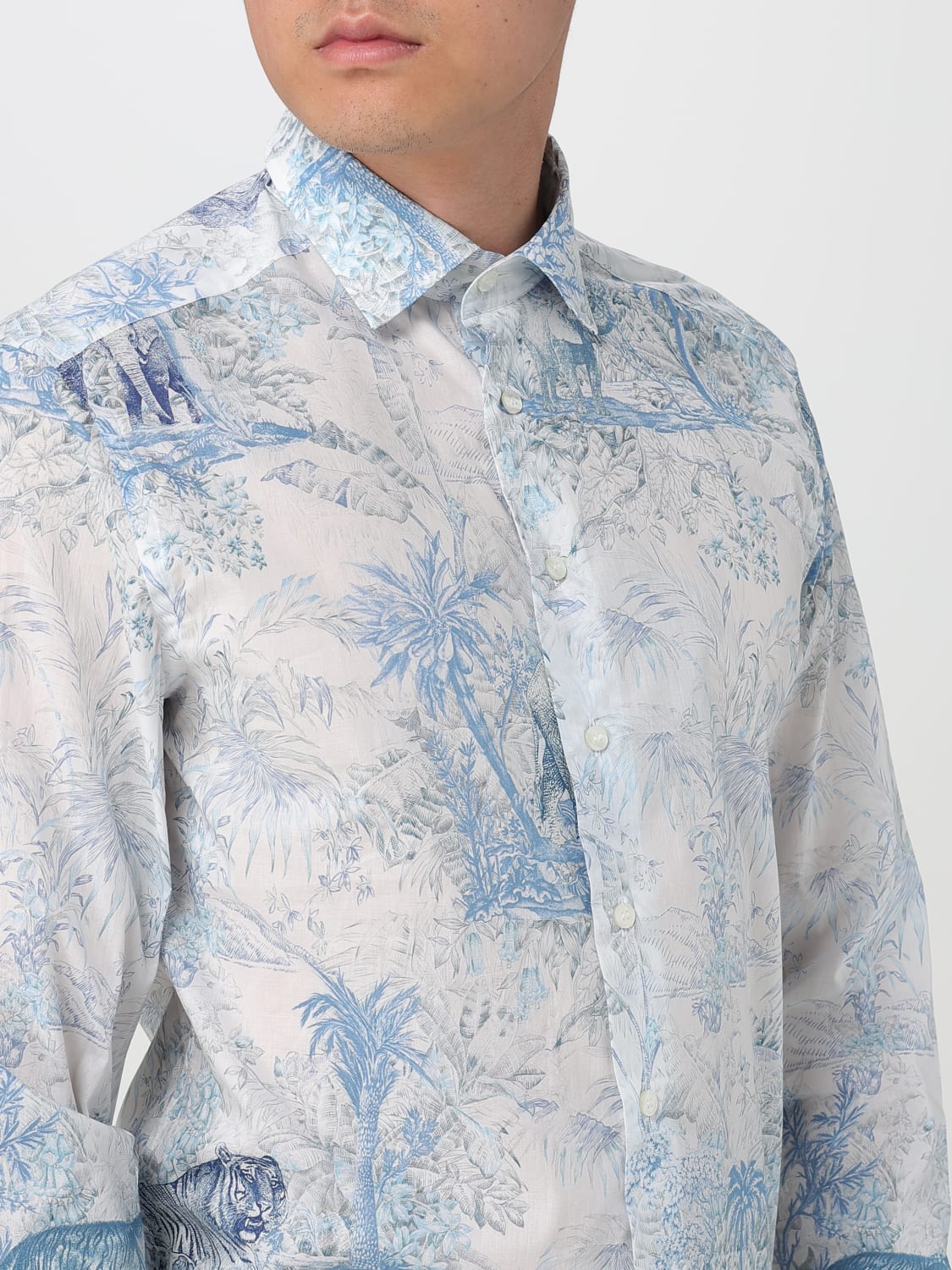 ETRO SHIRT: Shirt men Etro, Multicolor - Img 5