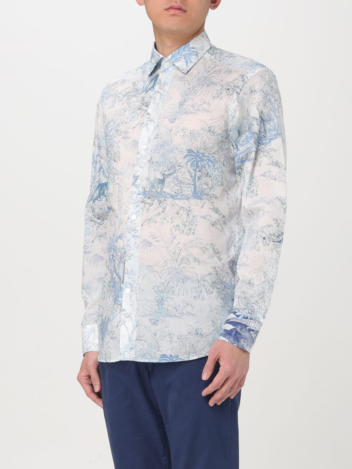 ETRO CHEMISE: Chemise homme Etro, Bleu - Img 4