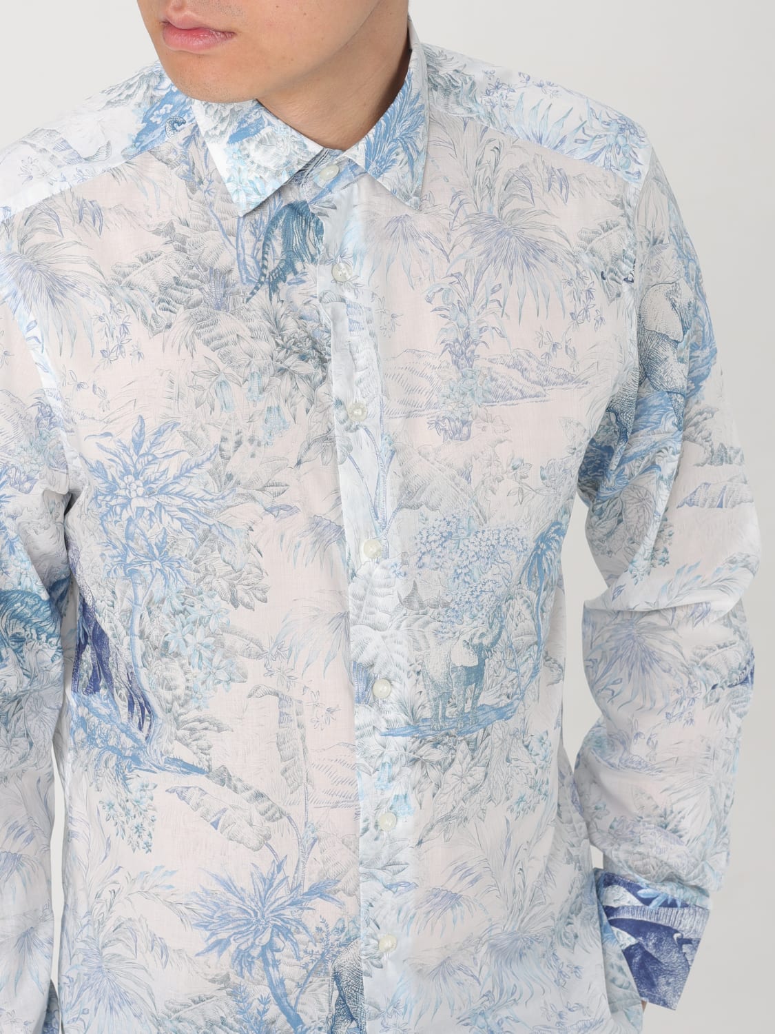 ETRO CHEMISE: Chemise homme Etro, Bleu - Img 5