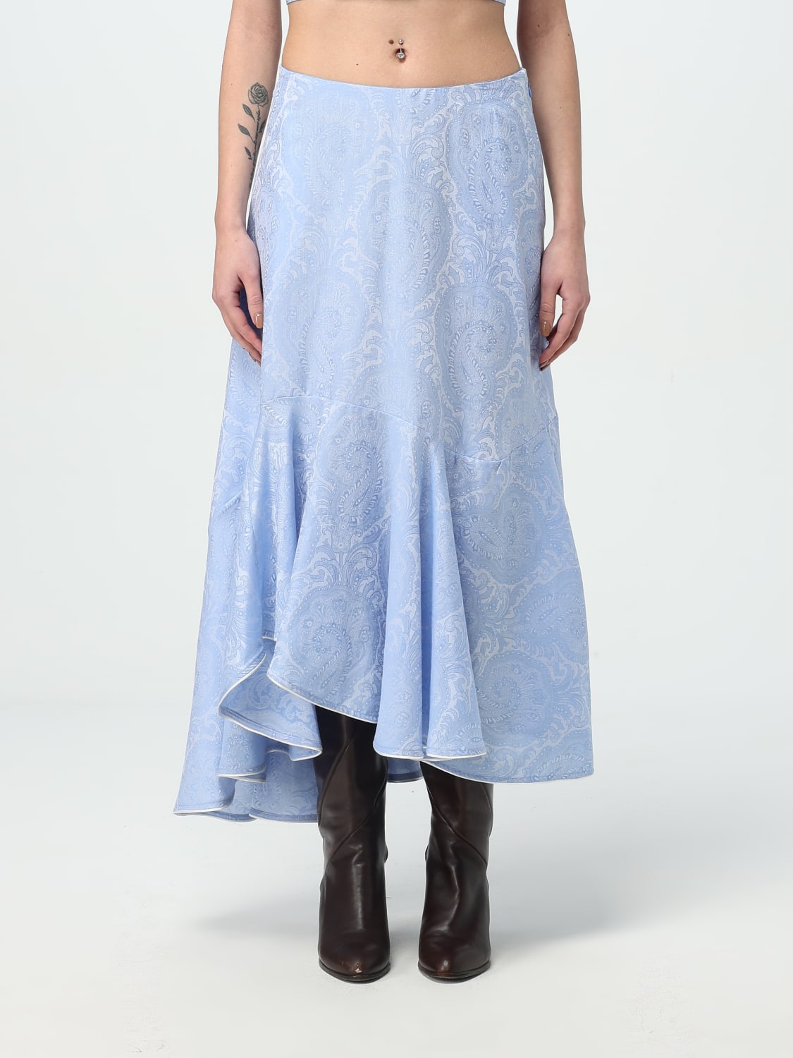 スカート ETRO Woman Skirt Blue WRFA0095AK763 X0888 ETRO: Skirt woman - Blue | Etro skirt WRFA0095AK763 online
