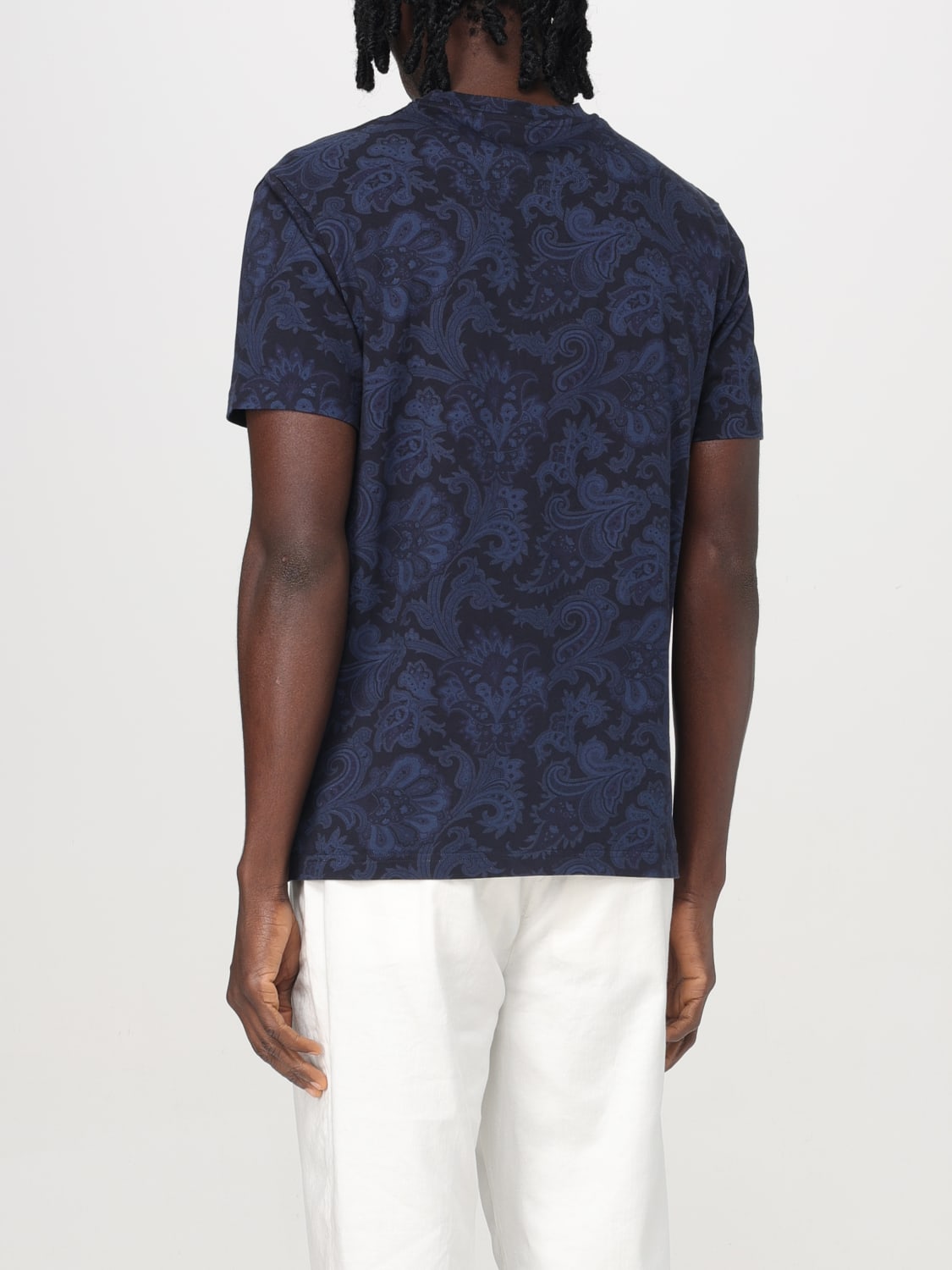 ETRO：Tシャツ メンズ - ブルー | GIGLIO.COMオンラインのEtro T