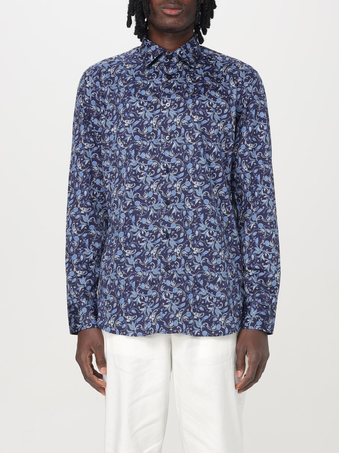 ETRO SHIRT: Shirt men Etro, Blue - Img 1