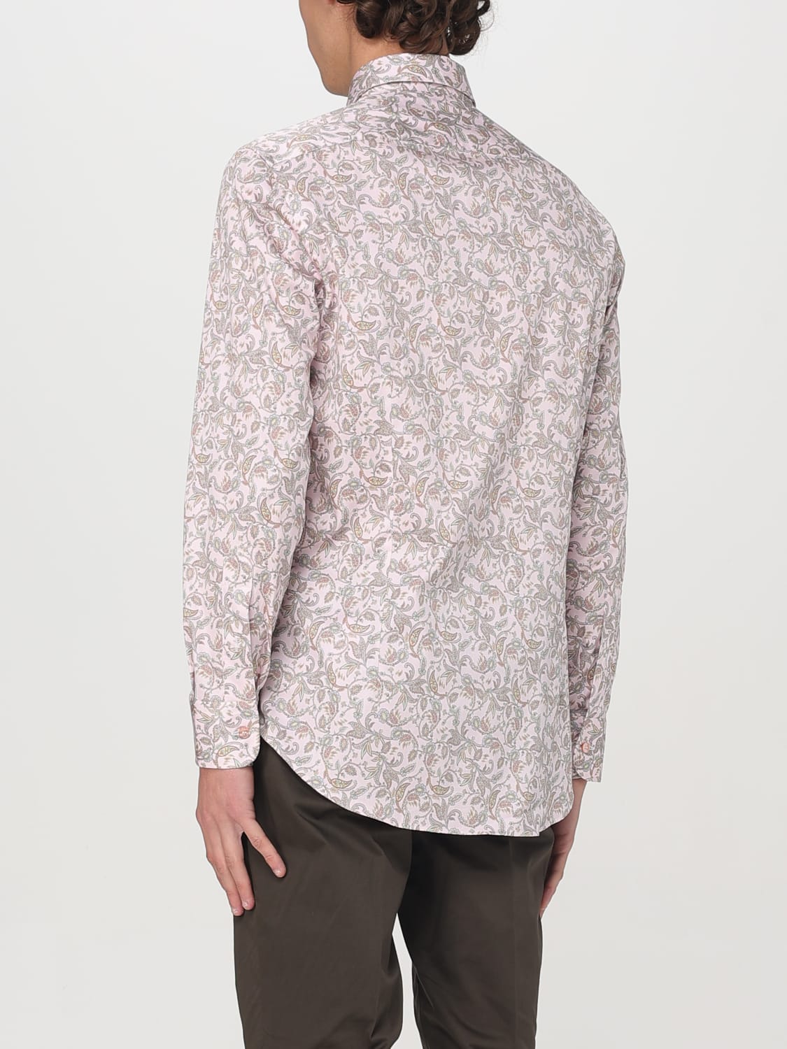 ETRO CAMICIA: Camicia Etro in cotone stampato , Rosso - Img 3