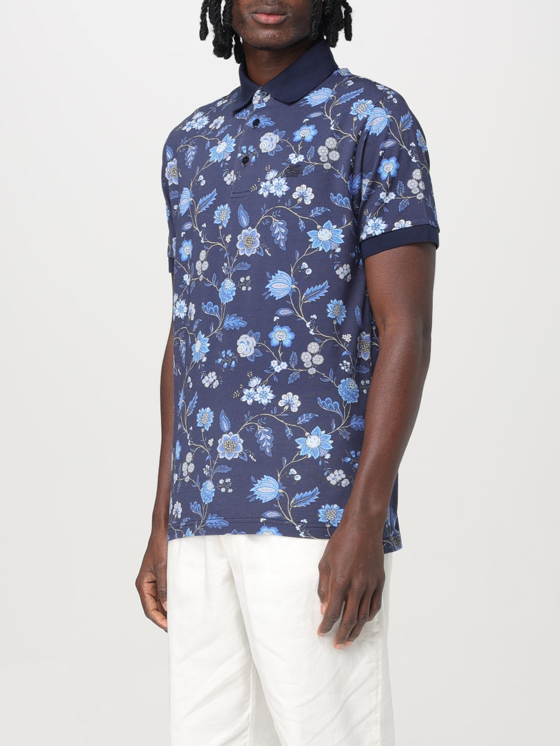 ETRO: Polo shirt men - Blue | Etro polo shirt MRMD0004AK572