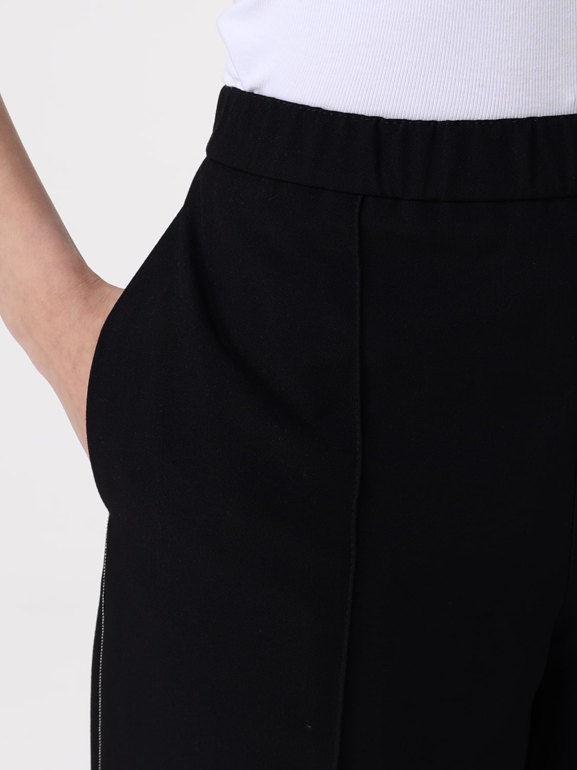 FABIANA FILIPPI: Pants woman - Black | Fabiana Filippi pants