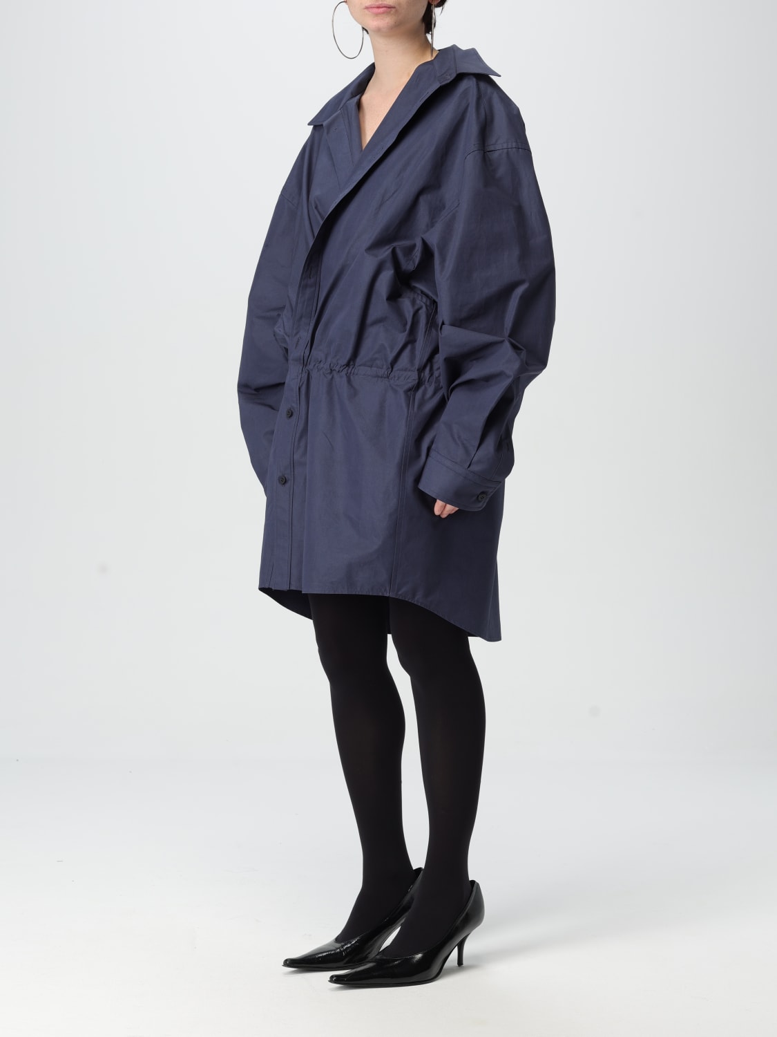 BALENCIAGA ドレス: ドレス レディース Balenciaga, ブルー - Img 3