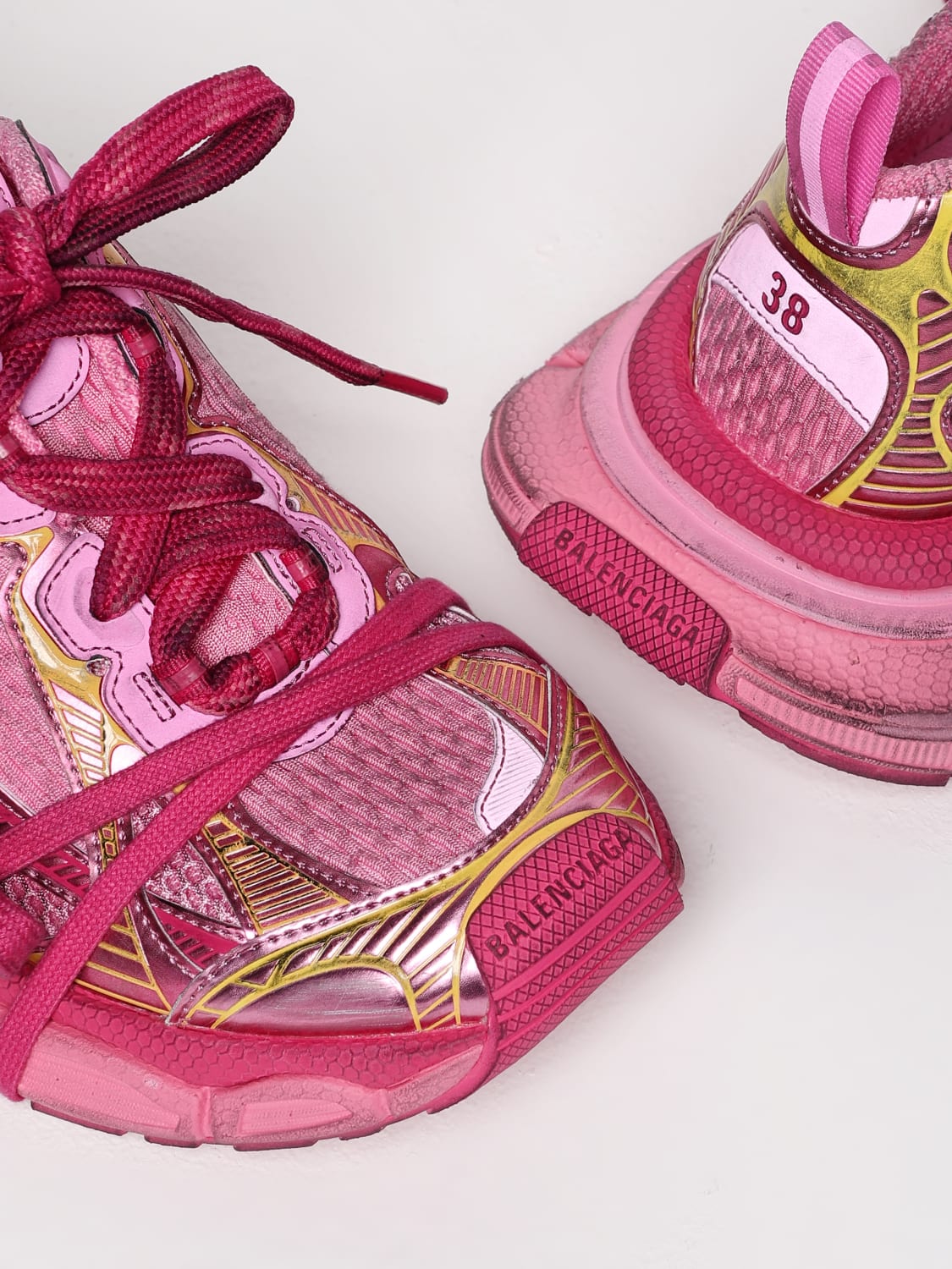 スニーカー BALENCIAGA Woman Sneakers Pink 734731W3XL5 5700 BALENCIAGA: Sneakers woman - Pink | Balenciaga sneakers