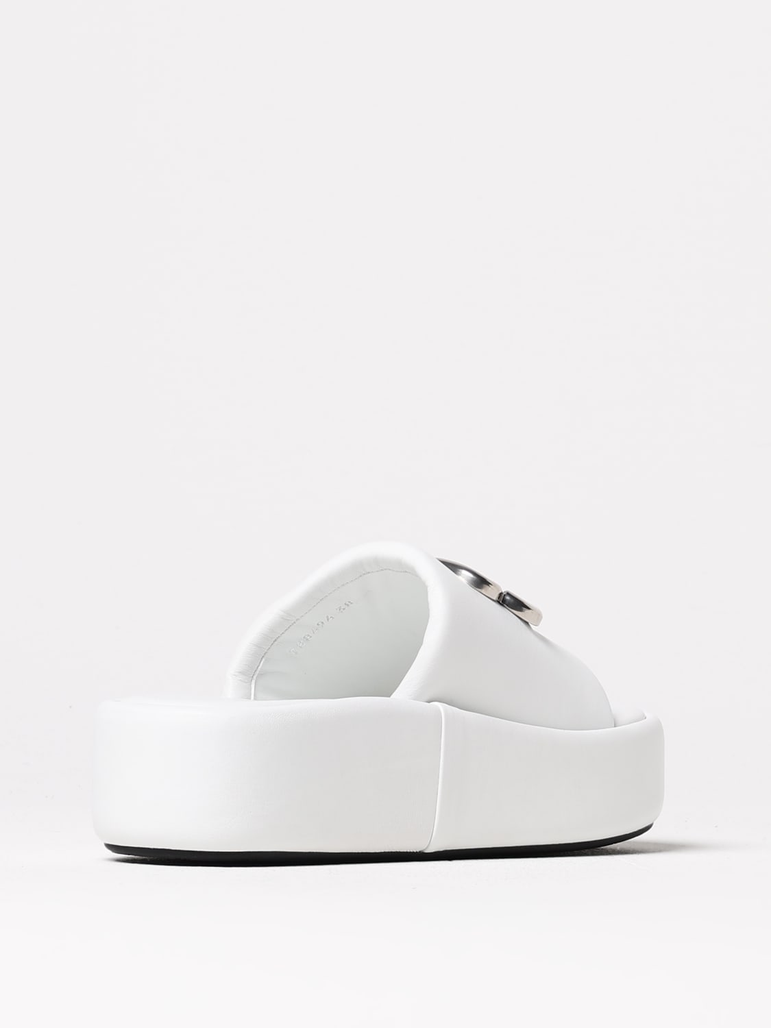 シューズ・サンダルその他 BALENCIAGA Woman Flat sandals Silver 788494WB7E1 9010 BALENCIAGA: Flat sandals woman - Silver | Balenciaga flat