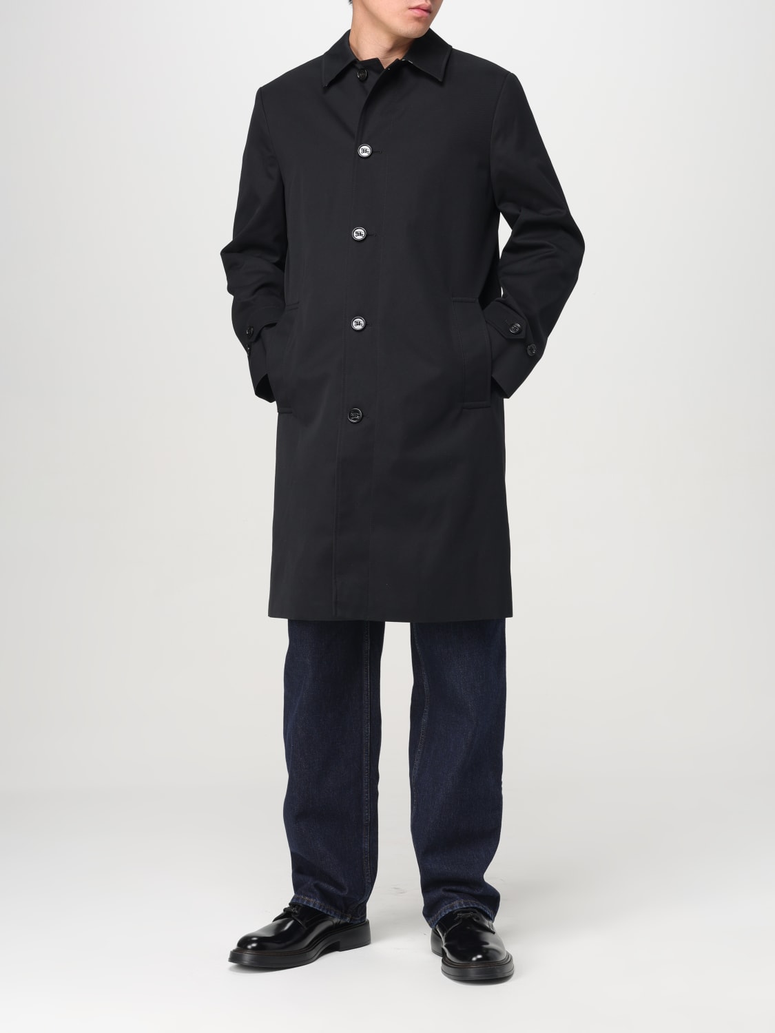 Burberry コート
ウール ダッフルコート ベージュ フード付き 22477627_53403675_1000.jpg