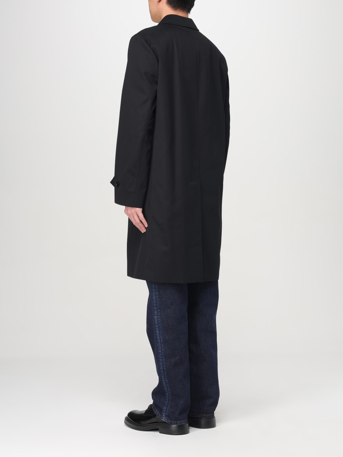 BURBERRY: Coat men - Black | Burberry coat 8101328 online at