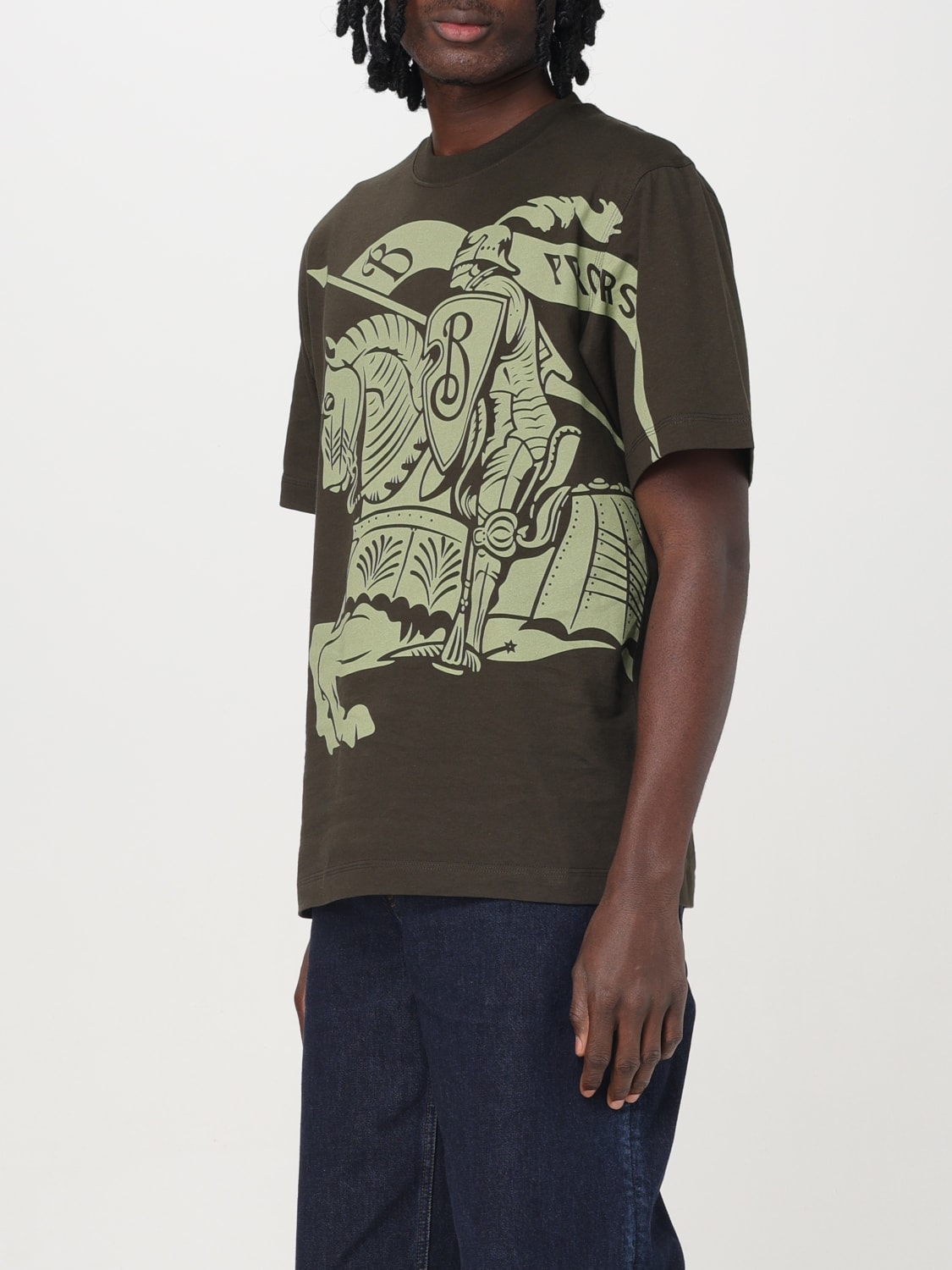 Tシャツ・カットソー BURBERRY Men T-shirt Green 8104018 BURBERRY: T-shirt men - Green | Burberry t-shirt 8104018