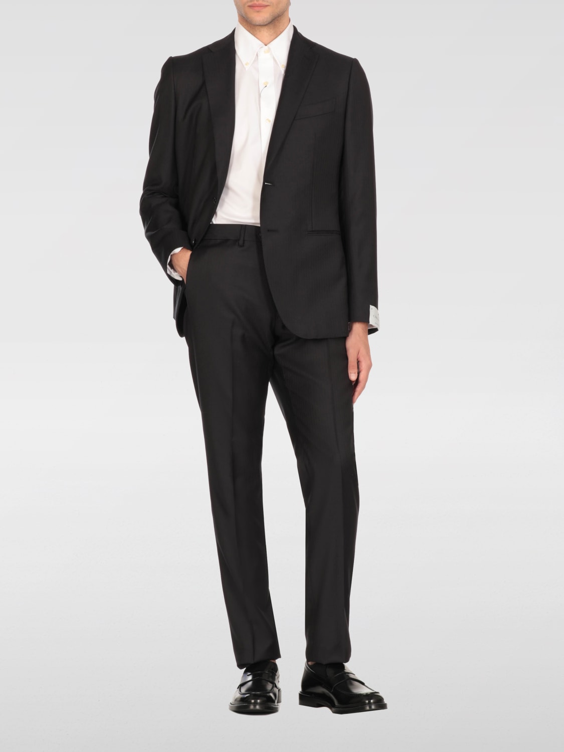 CARUSO КЛАССИЧЕСКИЙ КОСТЮМ: Классический костюм Мужское Caruso, Синий - Img 2