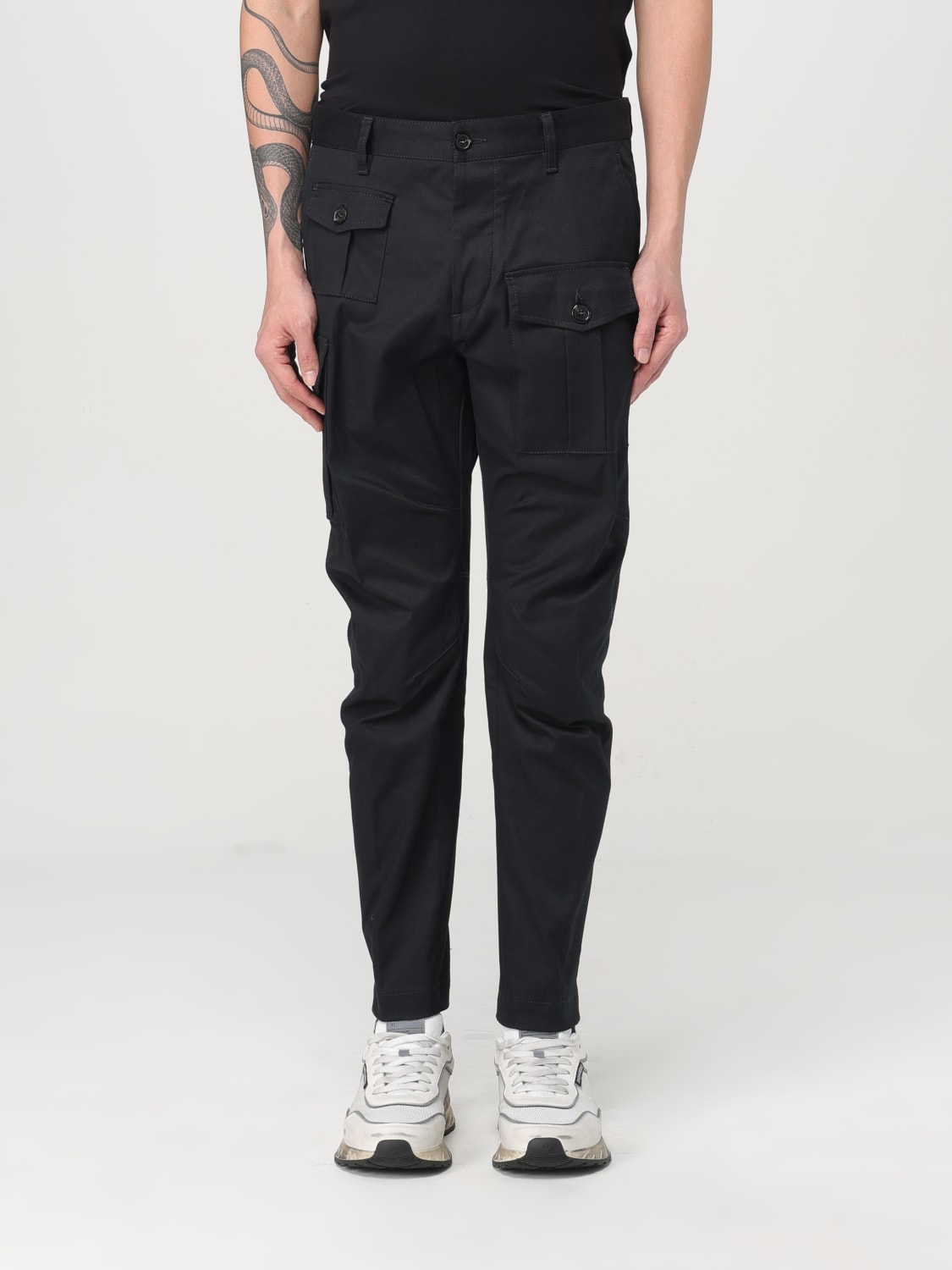 DSQUARED2 HOSE: Hose herren Dsquared2, Schwarz - Img 1