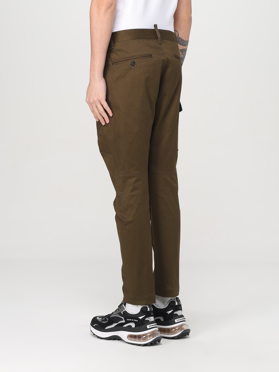 DSQUARED2 PANTS: Pants men Dsquared2, Green - Img 2