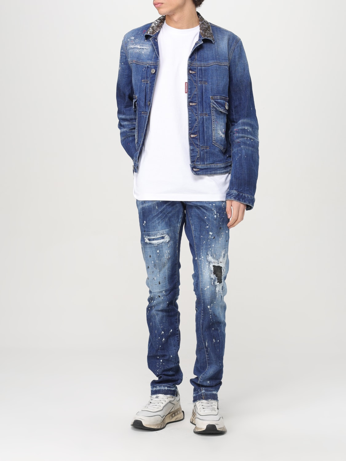 DSQUARED2 JEANS: Jeans men Dsquared2, Blue - Img 2