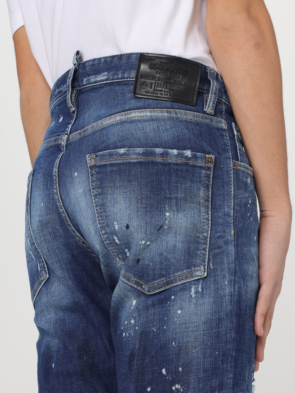 DSQUARED2 JEANS: Jeans men Dsquared2, Blue - Img 4