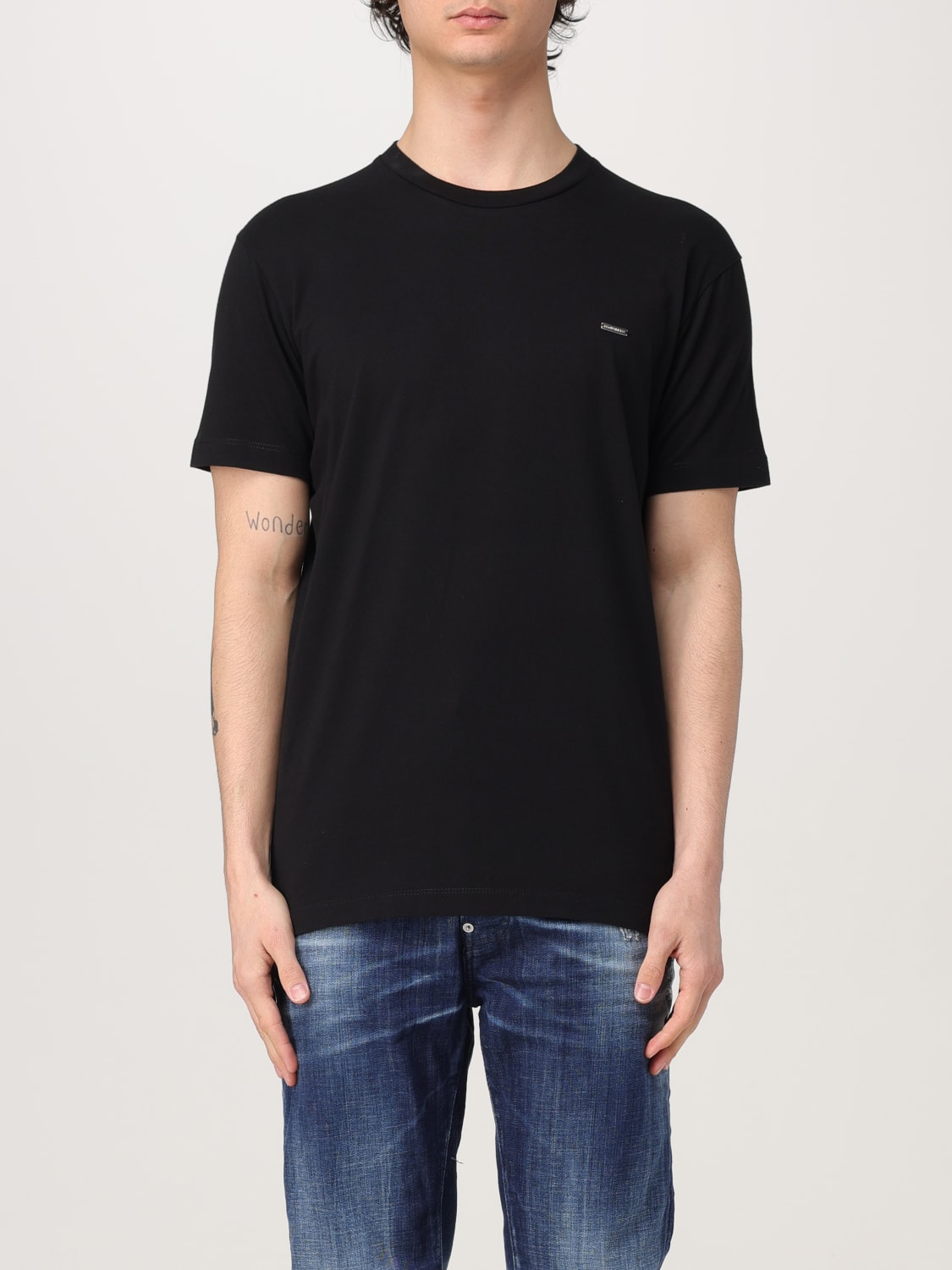 DSQUARED2 T-SHIRT: T-shirt herren Dsquared2, Schwarz - Img 1