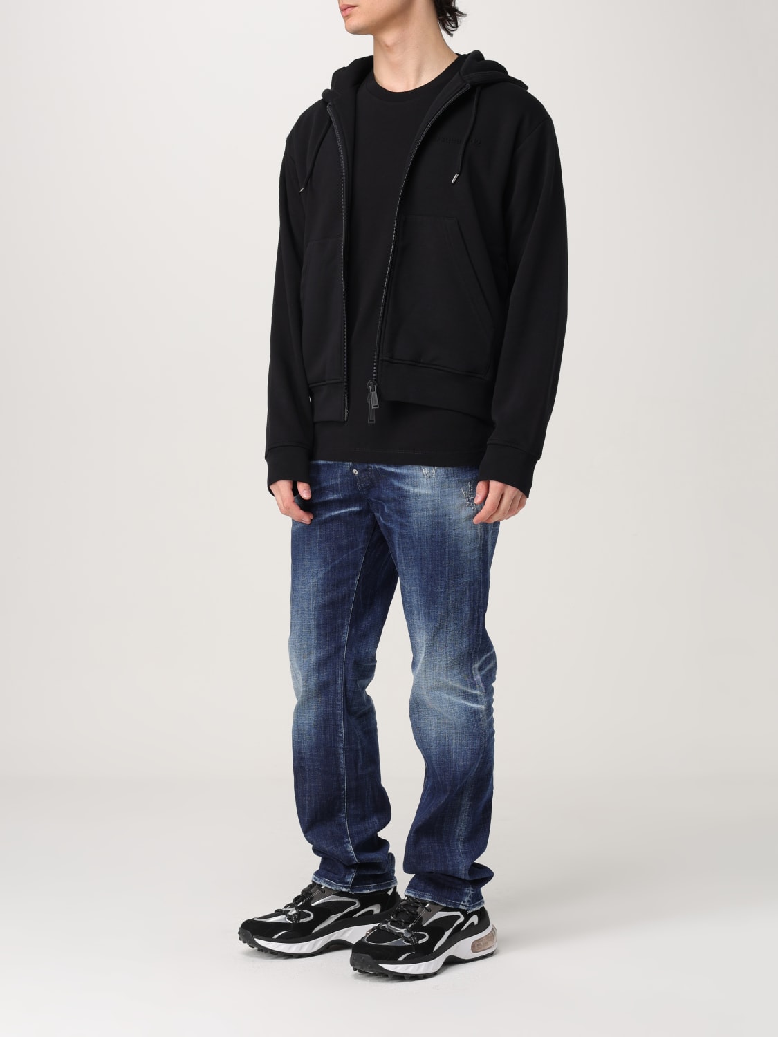 DSQUARED2 T-SHIRT: T-shirt herren Dsquared2, Schwarz - Img 2