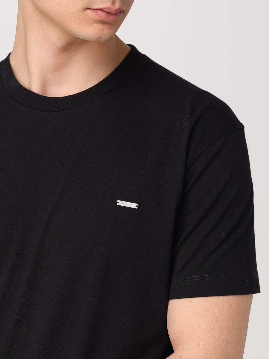 DSQUARED2 T-SHIRT: T-shirt herren Dsquared2, Schwarz - Img 4