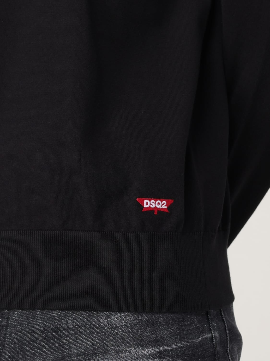 DSQUARED2 SWEATER: Sweater men Dsquared2, Black - Img 4