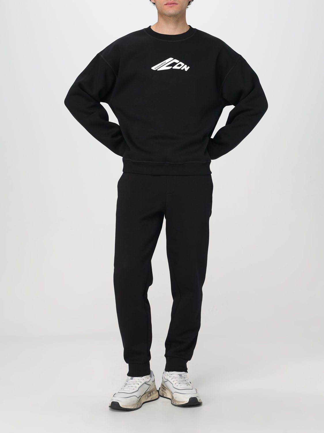 DSQUARED2 SWEATSHIRT: Sweater men Dsquared2, Black - Img 2