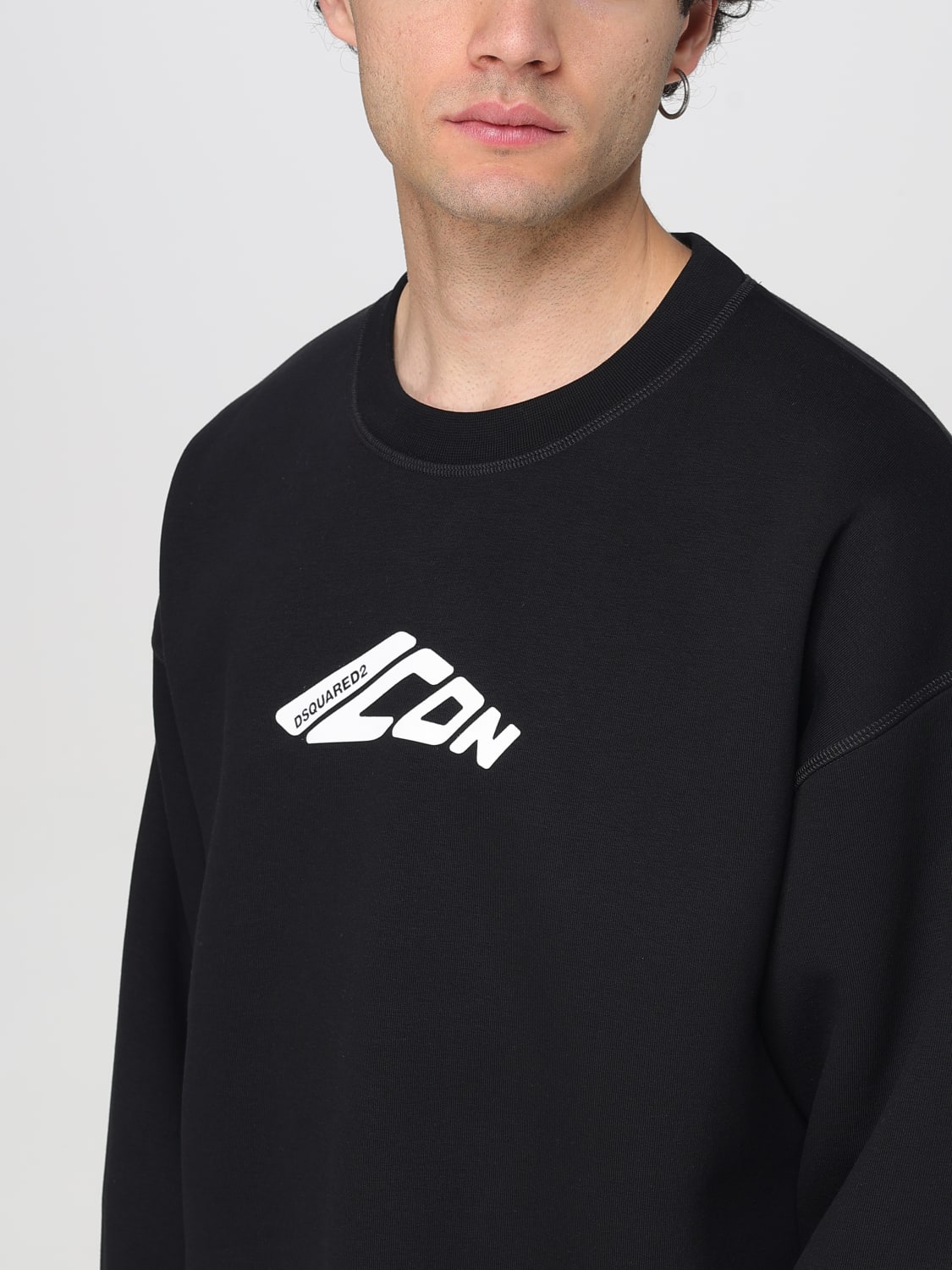 DSQUARED2 SWEATSHIRT: Sweater men Dsquared2, Black - Img 4