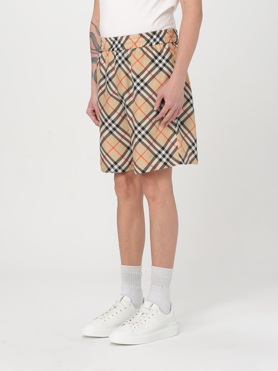 BURBERRY SHORTS: Short men Burberry, Beige - Img 4