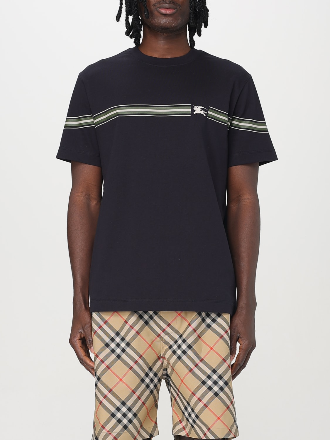 BURBERRY: T-shirt men - Blue | Burberry t-shirt 8104907