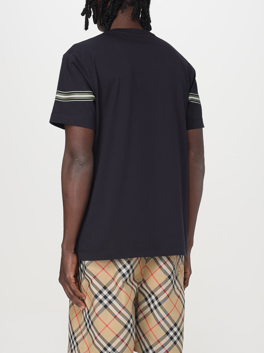 BURBERRY: T-shirt men - Blue | Burberry t-shirt 8104907