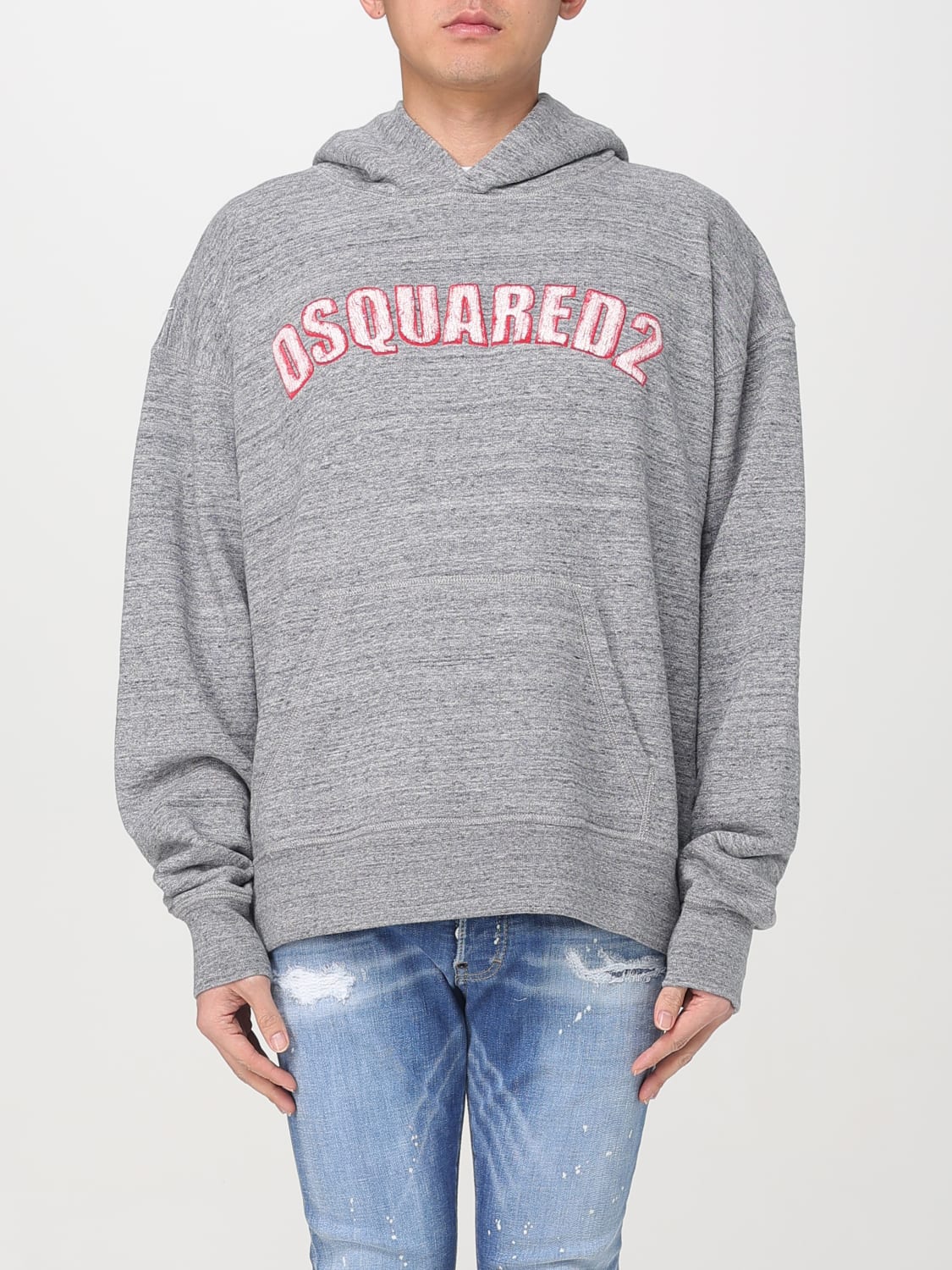 DSQUARED2 SWEATSHIRT: Sweatshirt men Dsquared2, Grey - Img 1