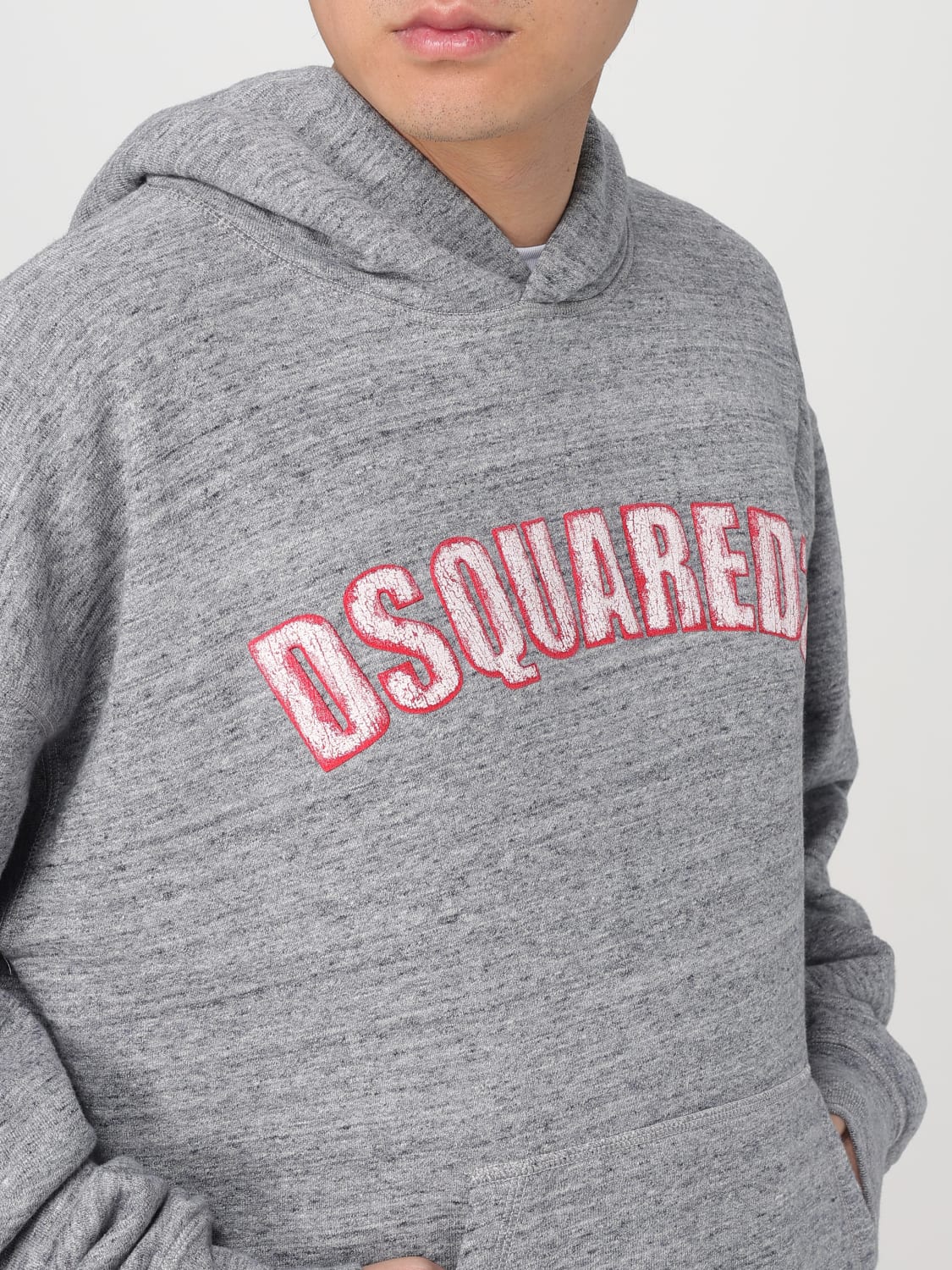 DSQUARED2 SWEATSHIRT: Sweatshirt men Dsquared2, Grey - Img 4