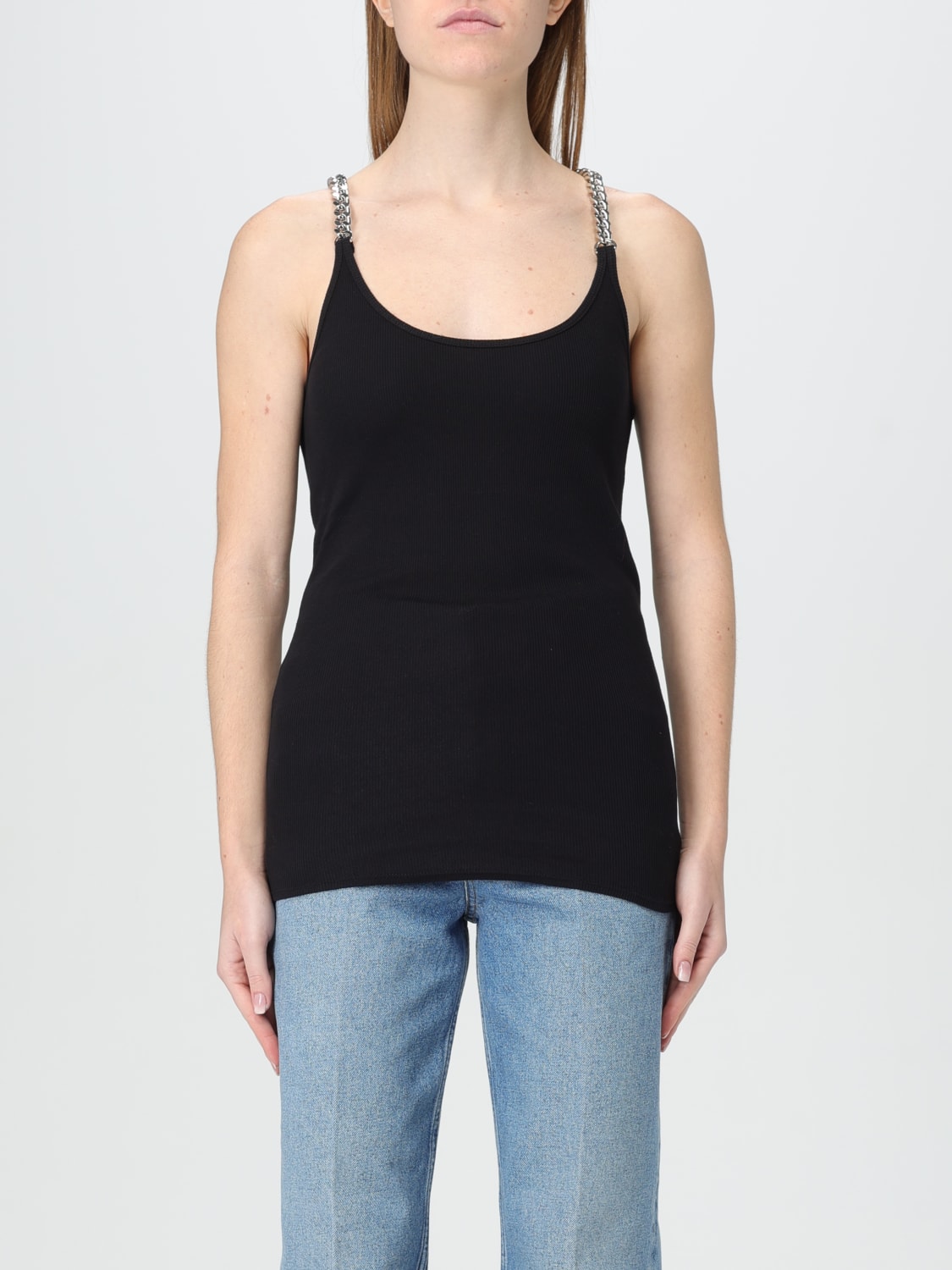 STELLA MCCARTNEY T-SHIRT: Top femme Stella McCartney, Noir - Img 1