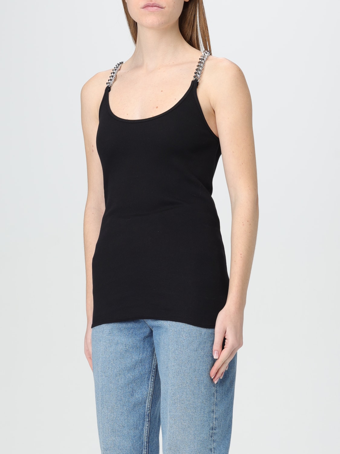 STELLA MCCARTNEY T-SHIRT: Top femme Stella McCartney, Noir - Img 4
