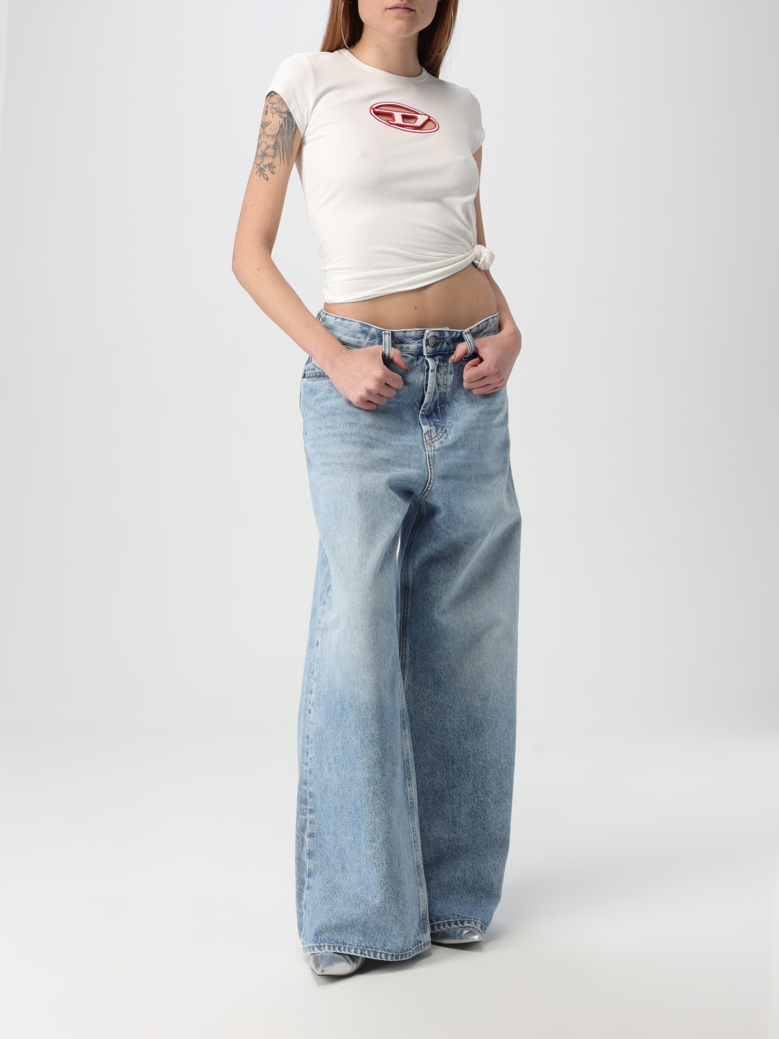 デニム・ジーパン DIESEL Woman Jeans Blue A0692609I29 01 DIESEL: Jeans woman - Blue | Diesel jeans A0692609I29 online