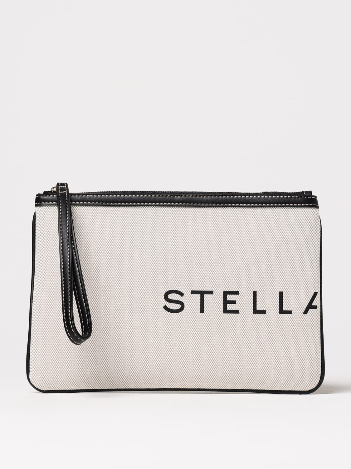 STELLA MCCARTNEY POCHETTE: Sac porté main femme Stella McCartney, Beige - Img 1