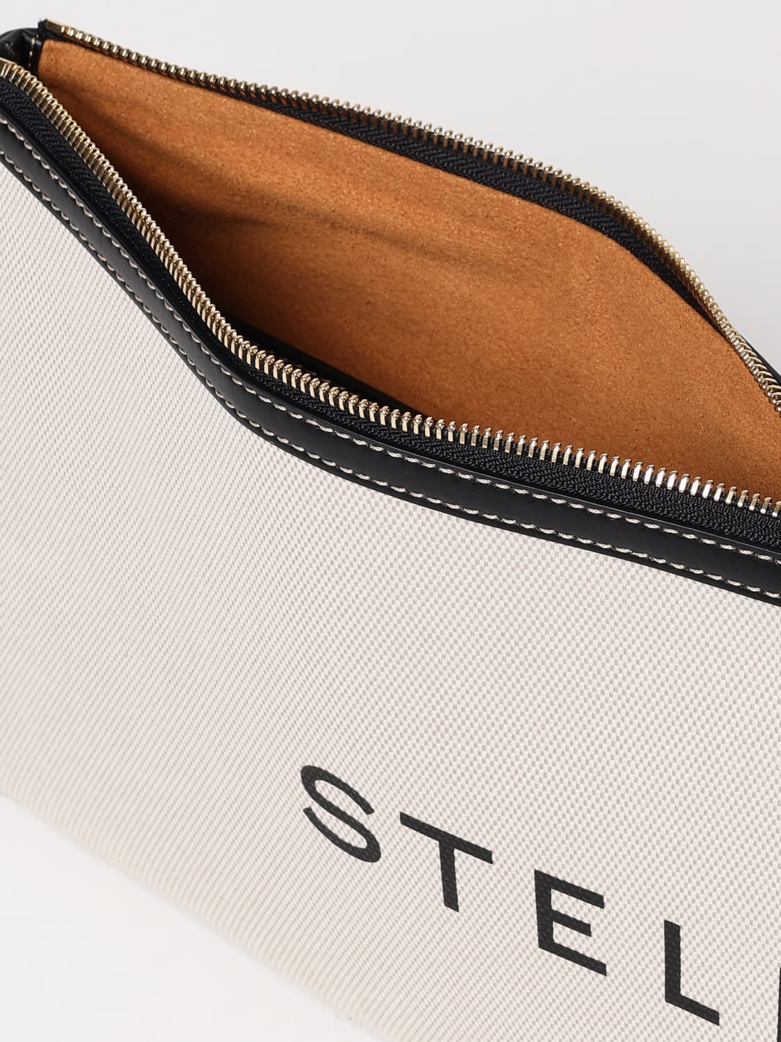 STELLA MCCARTNEY POCHETTE: Sac porté main femme Stella McCartney, Beige - Img 5