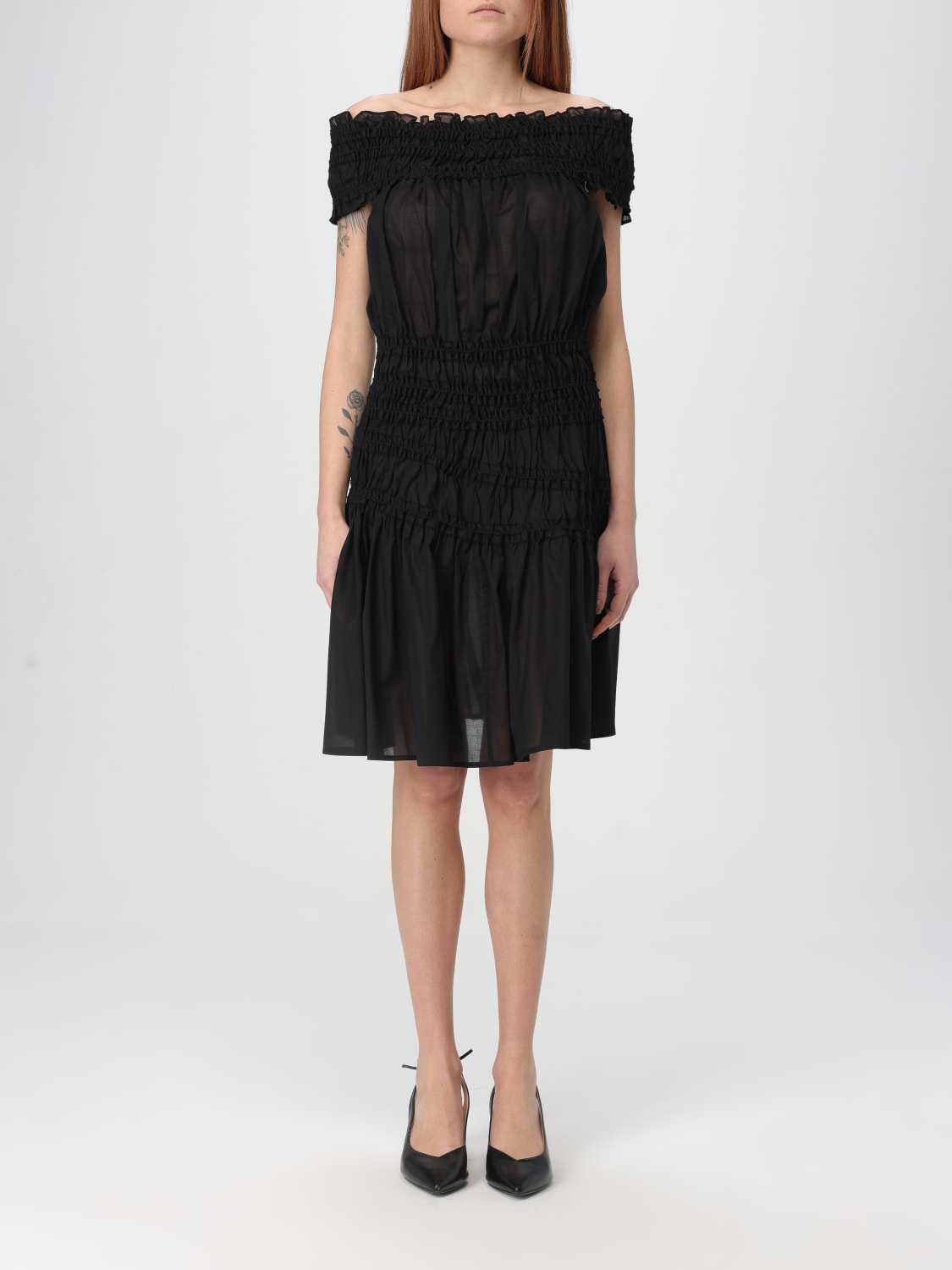ワンピース TORY BURCH Woman Dress Black 164519 001 TORY BURCH: Dress woman - Black | Tory Burch dress 164519