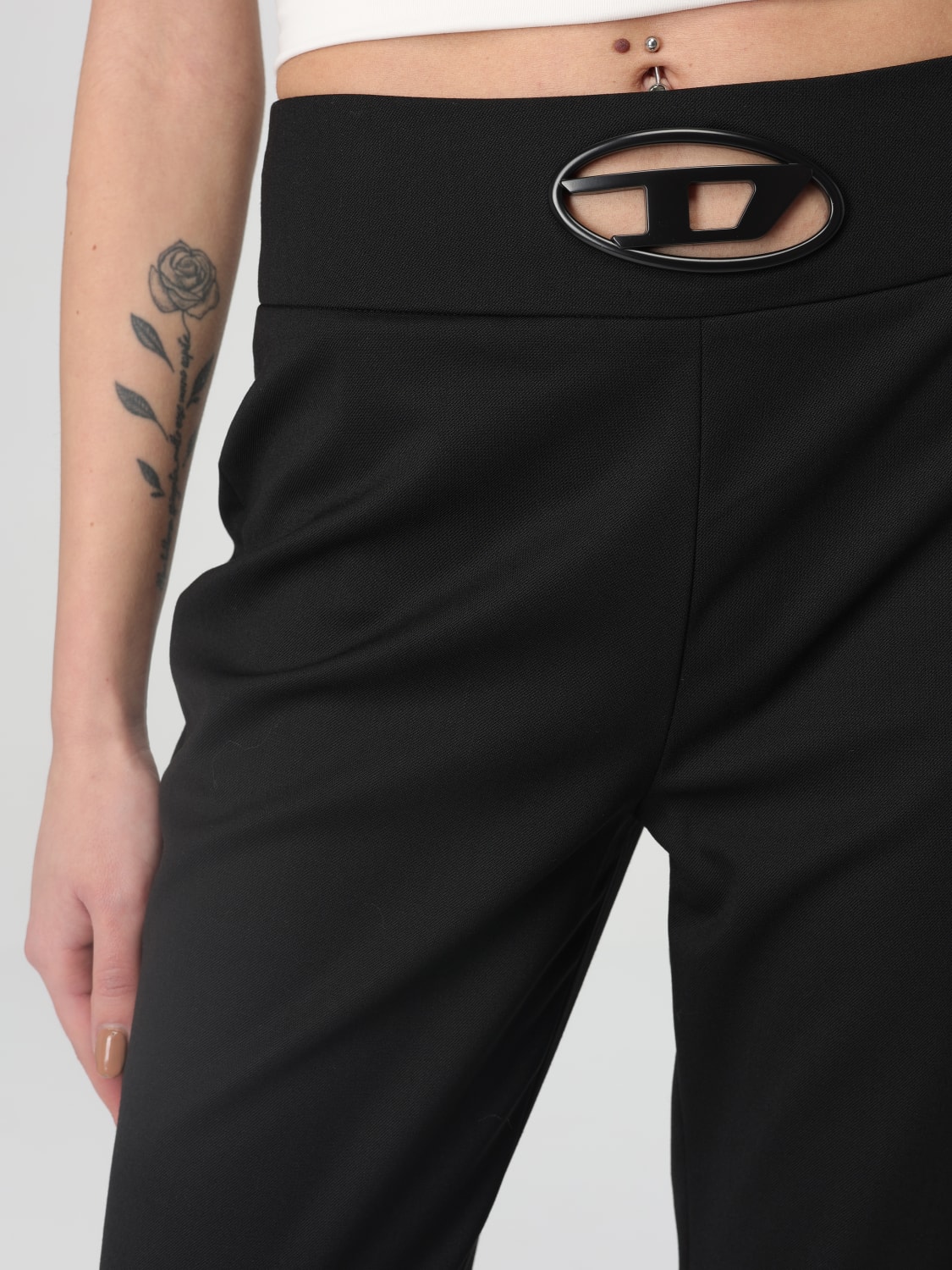 パンツ DIESEL Woman Pants Black A173650PHAL 9XXA DIESEL: Pants woman - Black | Diesel pants A173650PHAL