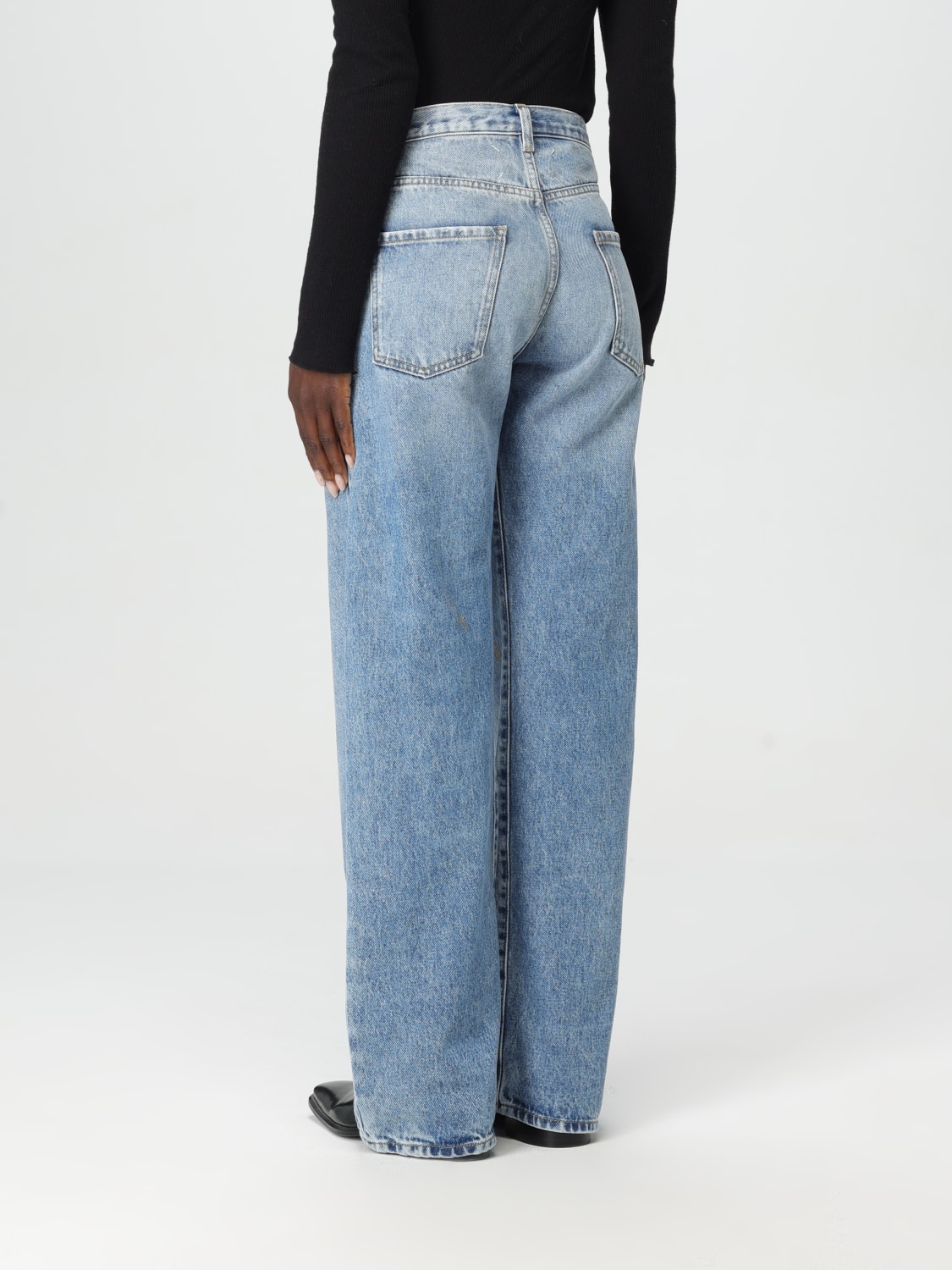 MAISON MARGIELA JEANS: Jeans straight a vita media Maison Margiela, Blue - Img 3