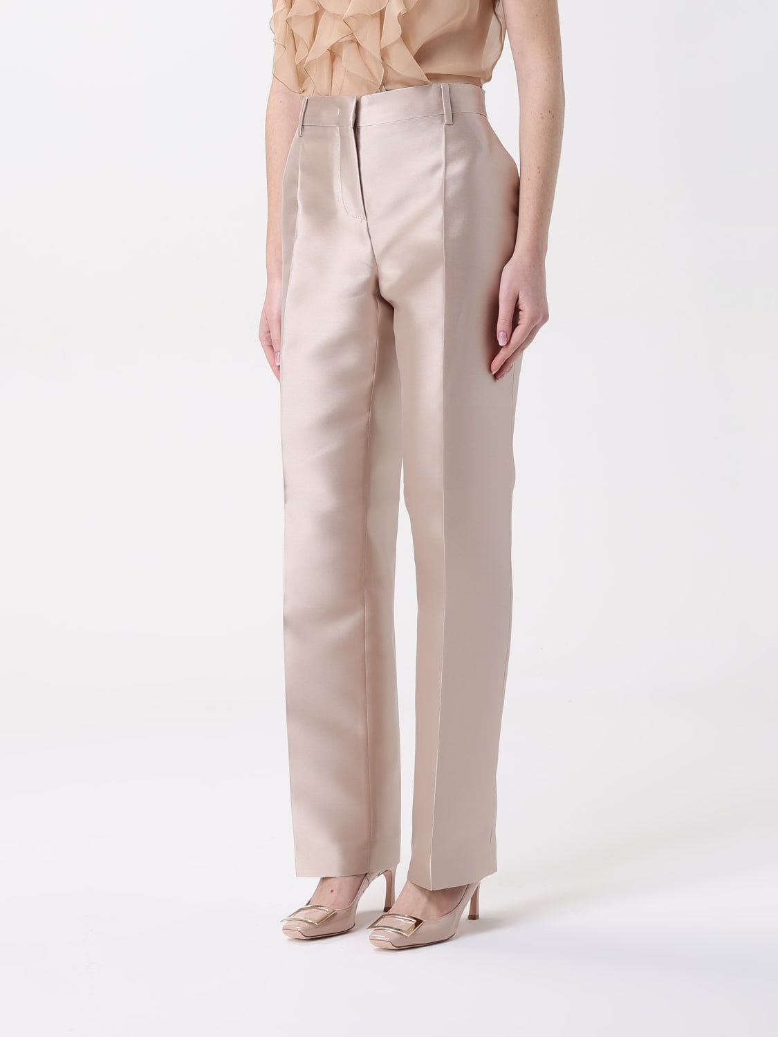 パンツ A FERRETTI Woman Pants Ivory 03101625 0005 ALBERTA FERRETTI: Pants woman - Ivory | Alberta Ferretti