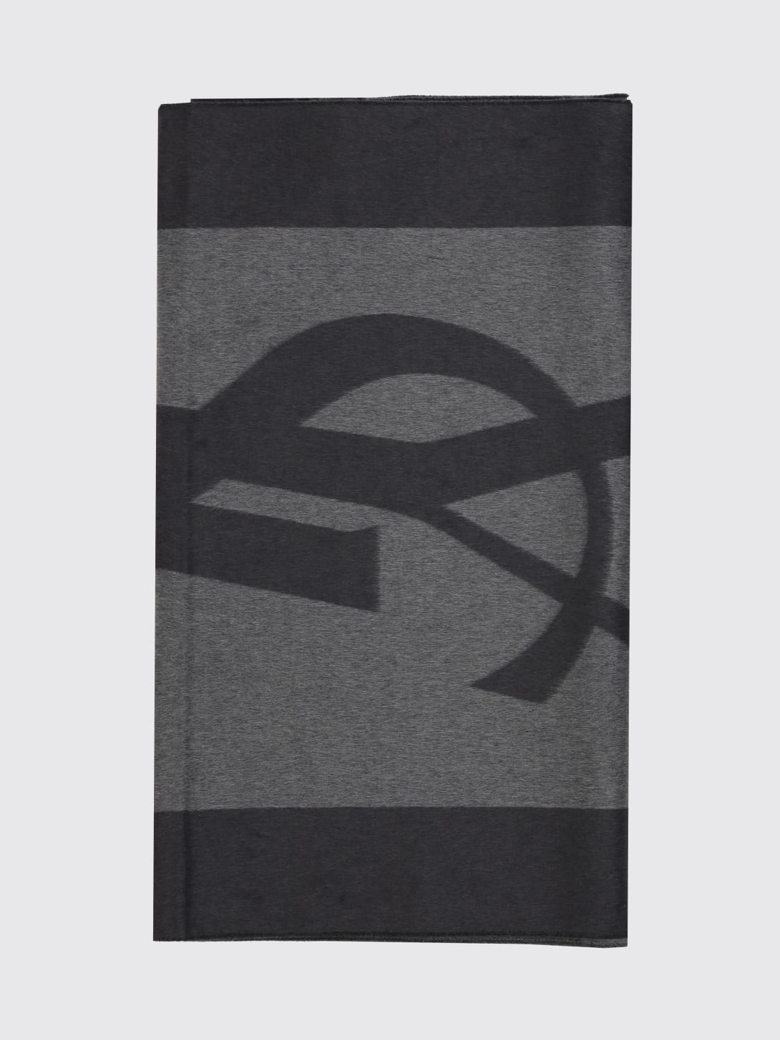 SAINT LAURENT SCARF: Scarf men Saint Laurent, Grey - Img 1