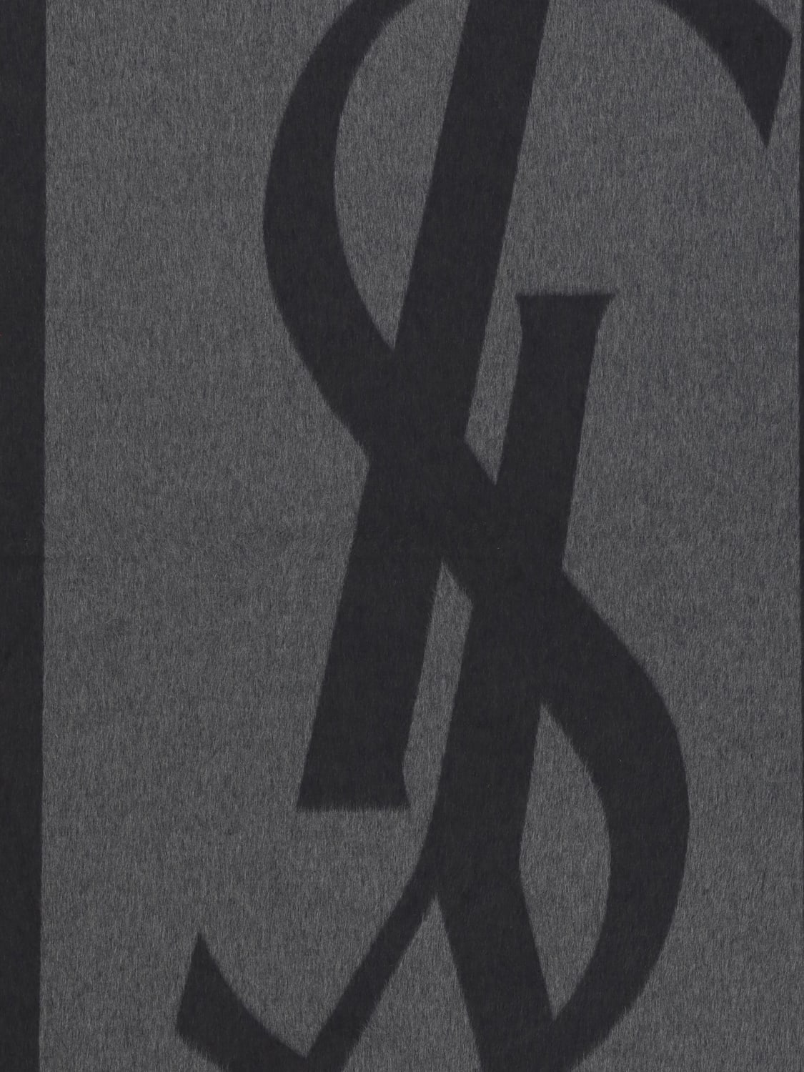 SAINT LAURENT SCARF: Scarf men Saint Laurent, Grey - Img 3