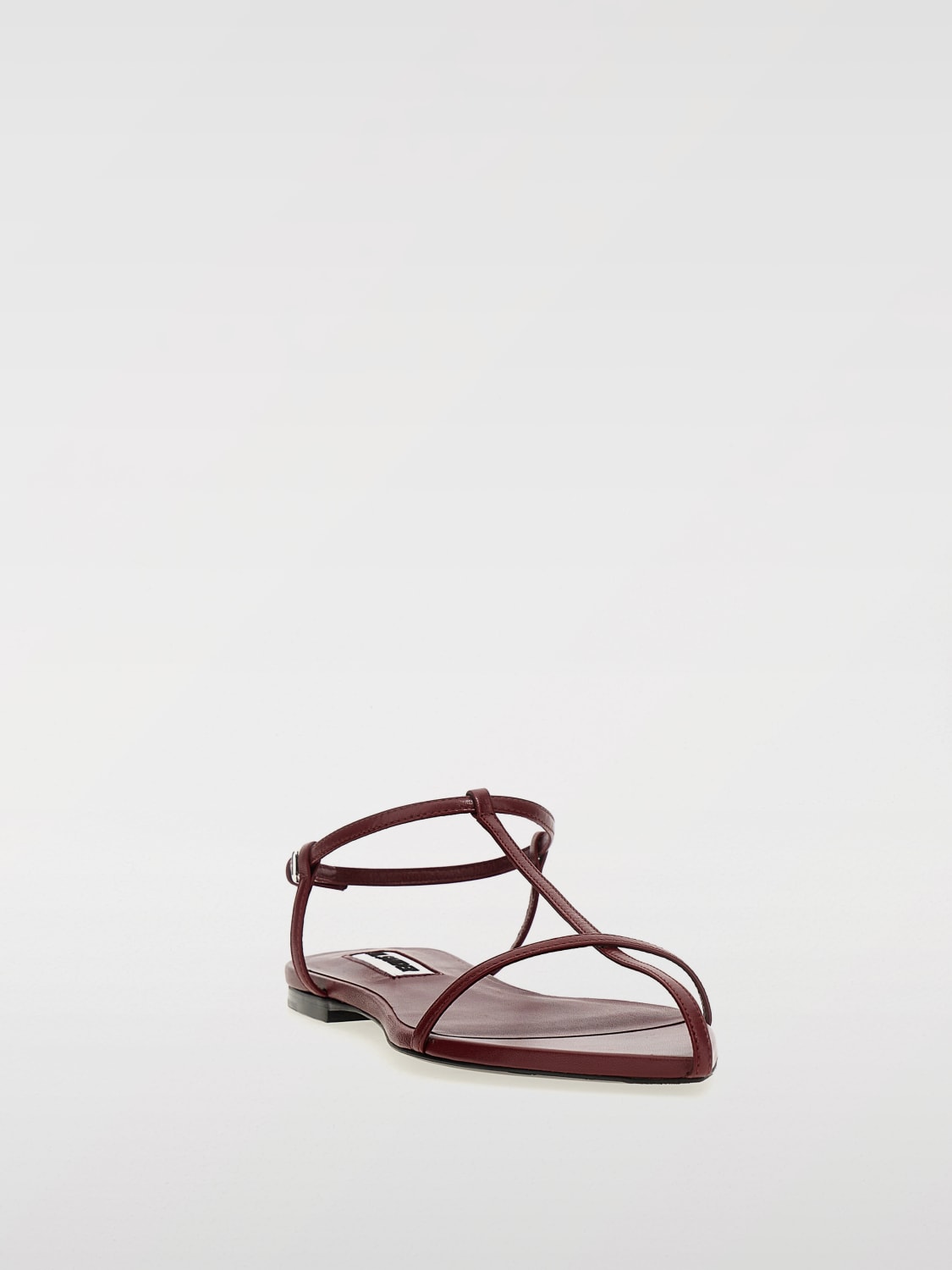 シューズ・サンダルその他 JIL SANDER Woman Flat sandals Burgundy J15WP0081P8226 609 JIL SANDER: Flat sandals woman - Burgundy | Jil Sander flat
